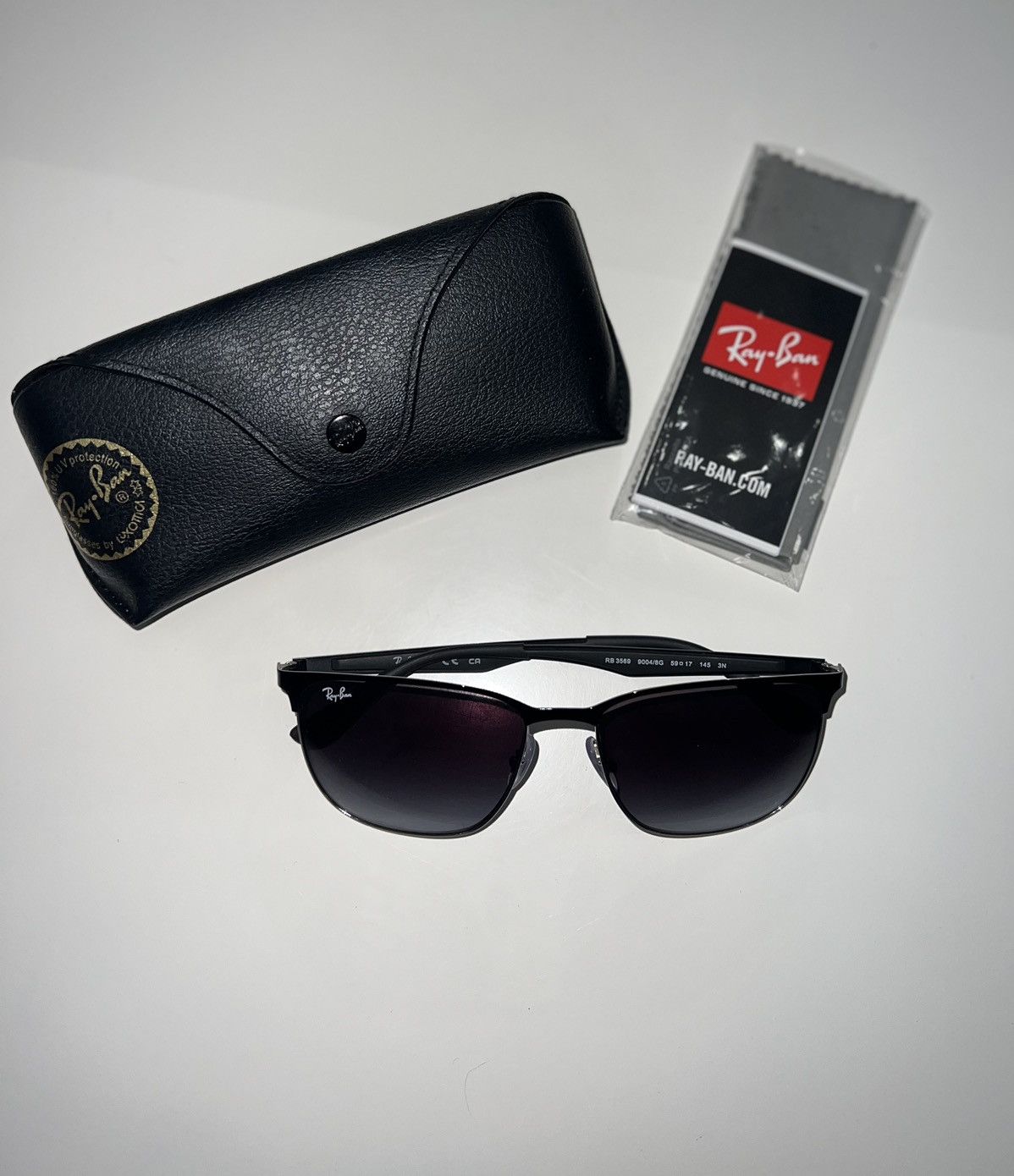 image of Rayban Sunglasses in Black, Men's