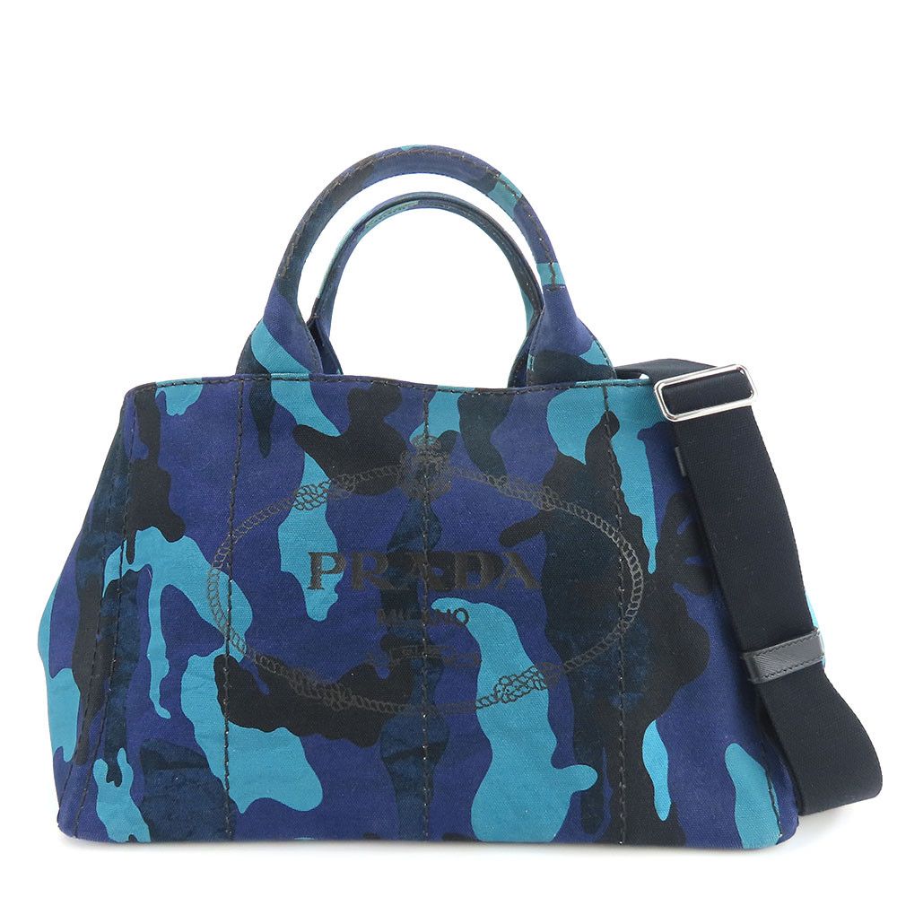 Prada Prada Prada Canapa Canvas Handbag Textile Handbag B2642B DUTY FREE for USA Size ONE SIZE - 1 Thumbnail
