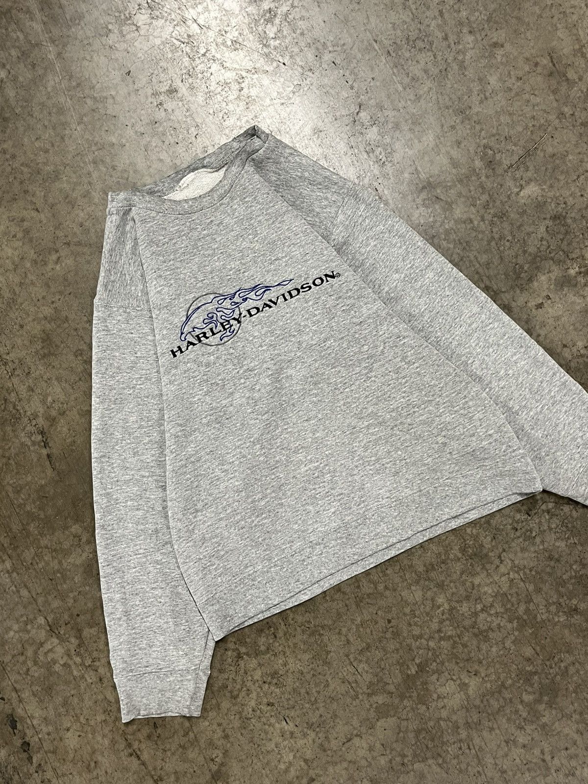 Harley Davidson × Vintage Harley Davidson vintage embroidered crewneck streetwear Size US M / EU 48-50 / 2 - 3 Thumbnail