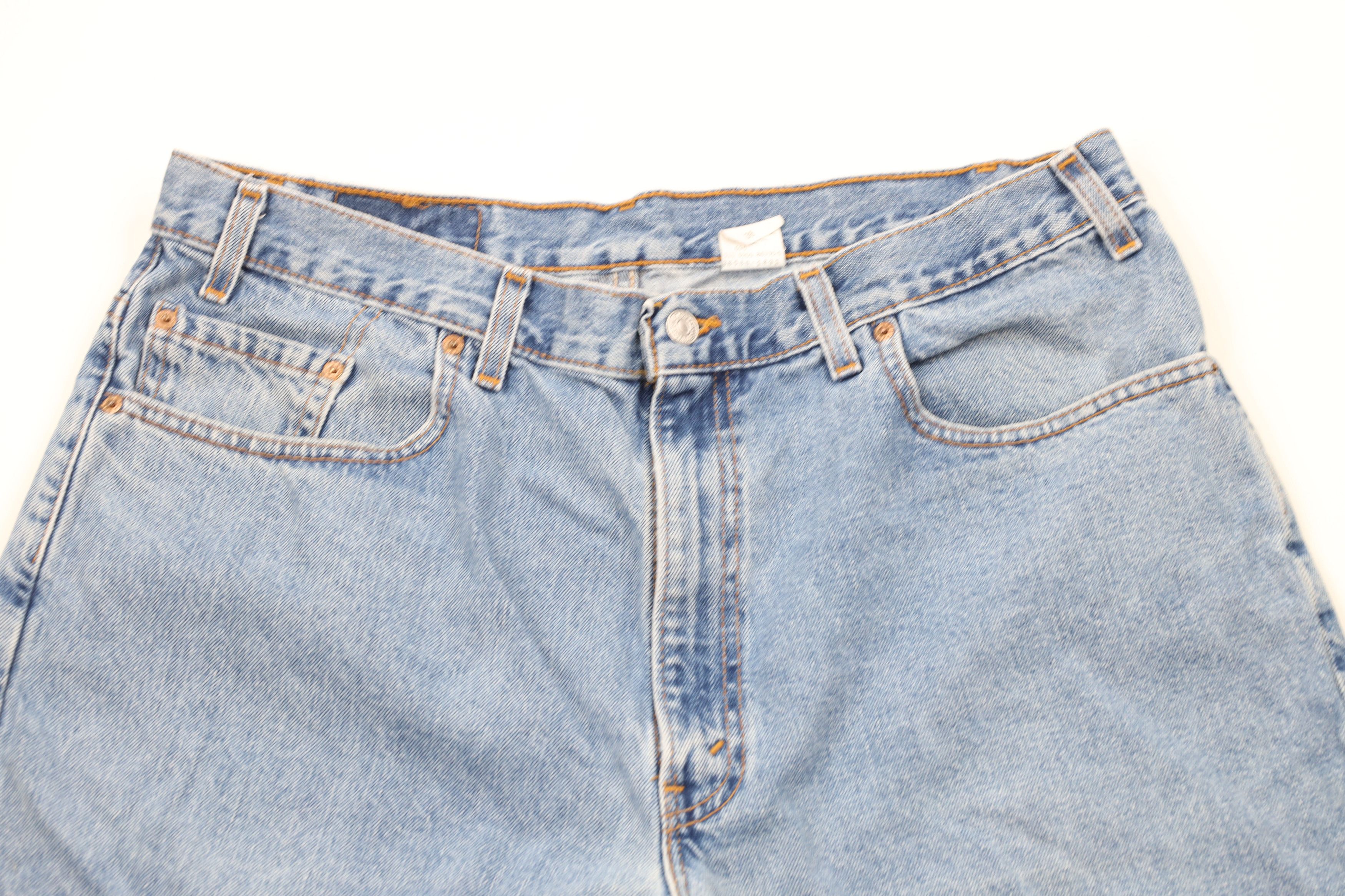 Levi's × Vintage Vintage Y2K 2000 Levis 560 Loose Fit Denim Shorts Jorts USA Size US 38 / EU 54 - 2 Thumbnail