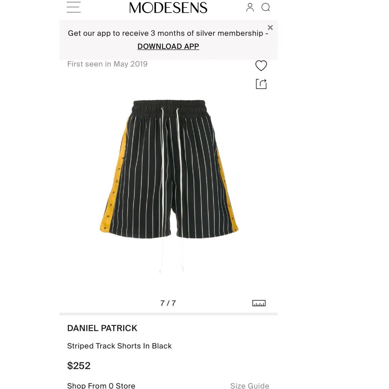 Daniel Patrick Daniel Patrick All-Star Pinstripe Shorts Size M Size US 33 - 4 Thumbnail