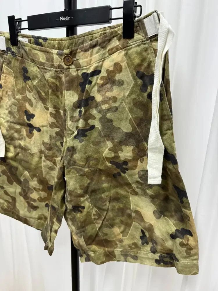 Dries Van Noten Dries Van Noten Camo Stripes Shorts-2507 Size US 30 / EU 46 - 8 Thumbnail