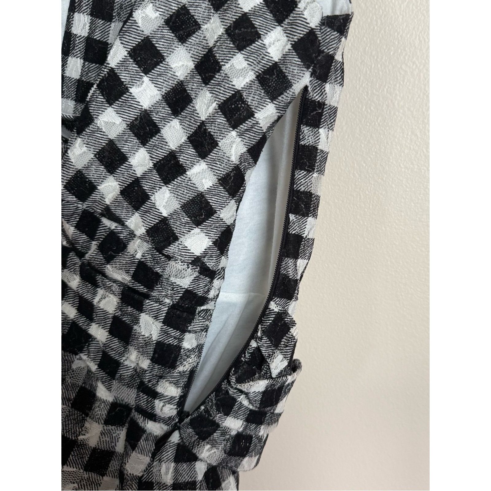 Anthropologie Deletta Anthro Delphine Gingham Top Size Large NWT Size L / US 10 / IT 46 - 3 Thumbnail