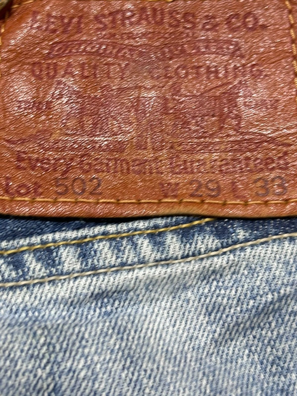 Levi's Vintage Clothing Vintage Levi’s 502 Faded Straight Loose Grunge Denim Size US 30 / EU 46 - 7 Thumbnail