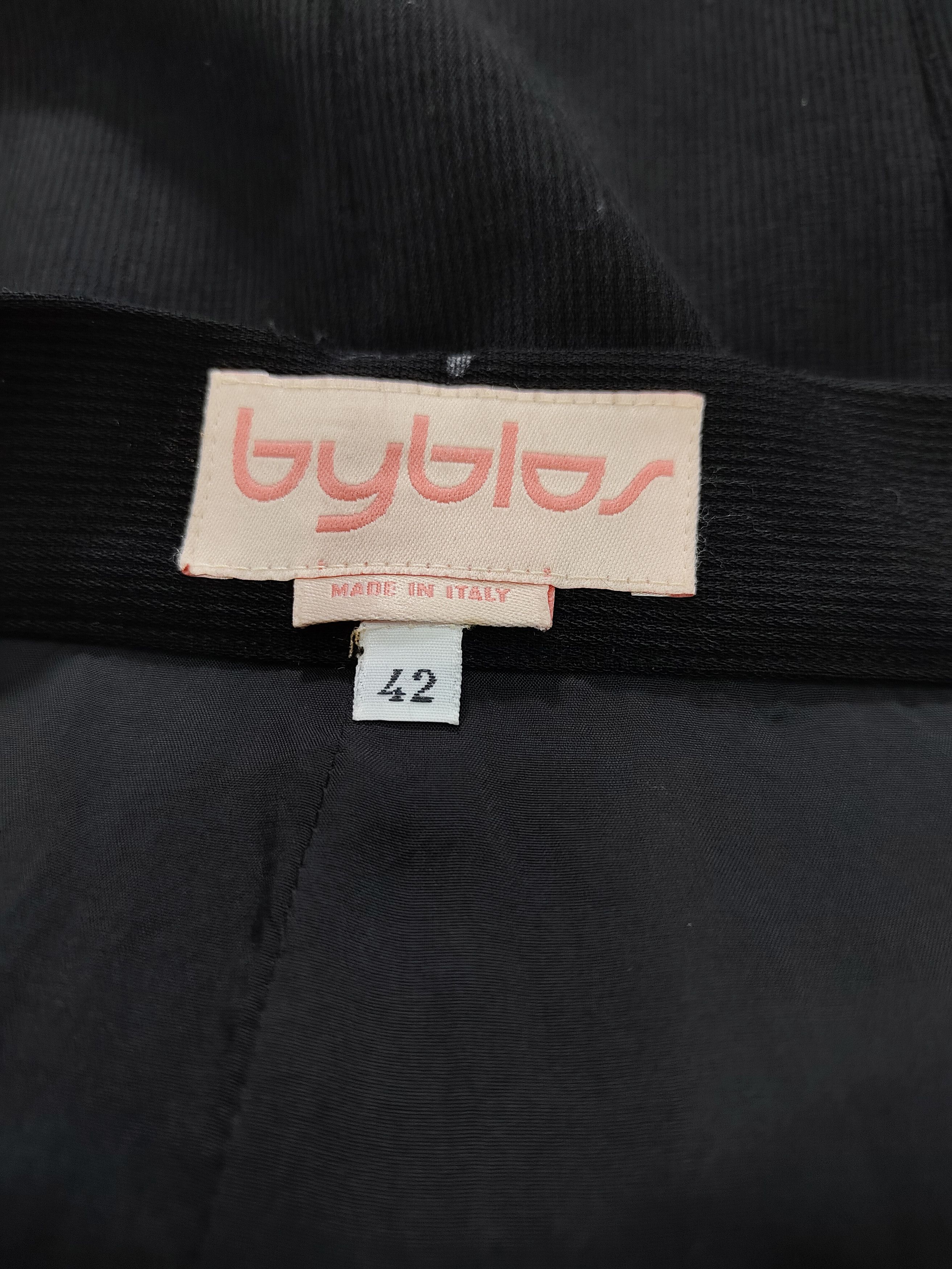 Byblos 💥 Byblos 🇮🇹 Wool Black Midi Skirt Size 28" / US 6 / IT 42 - 7 Thumbnail