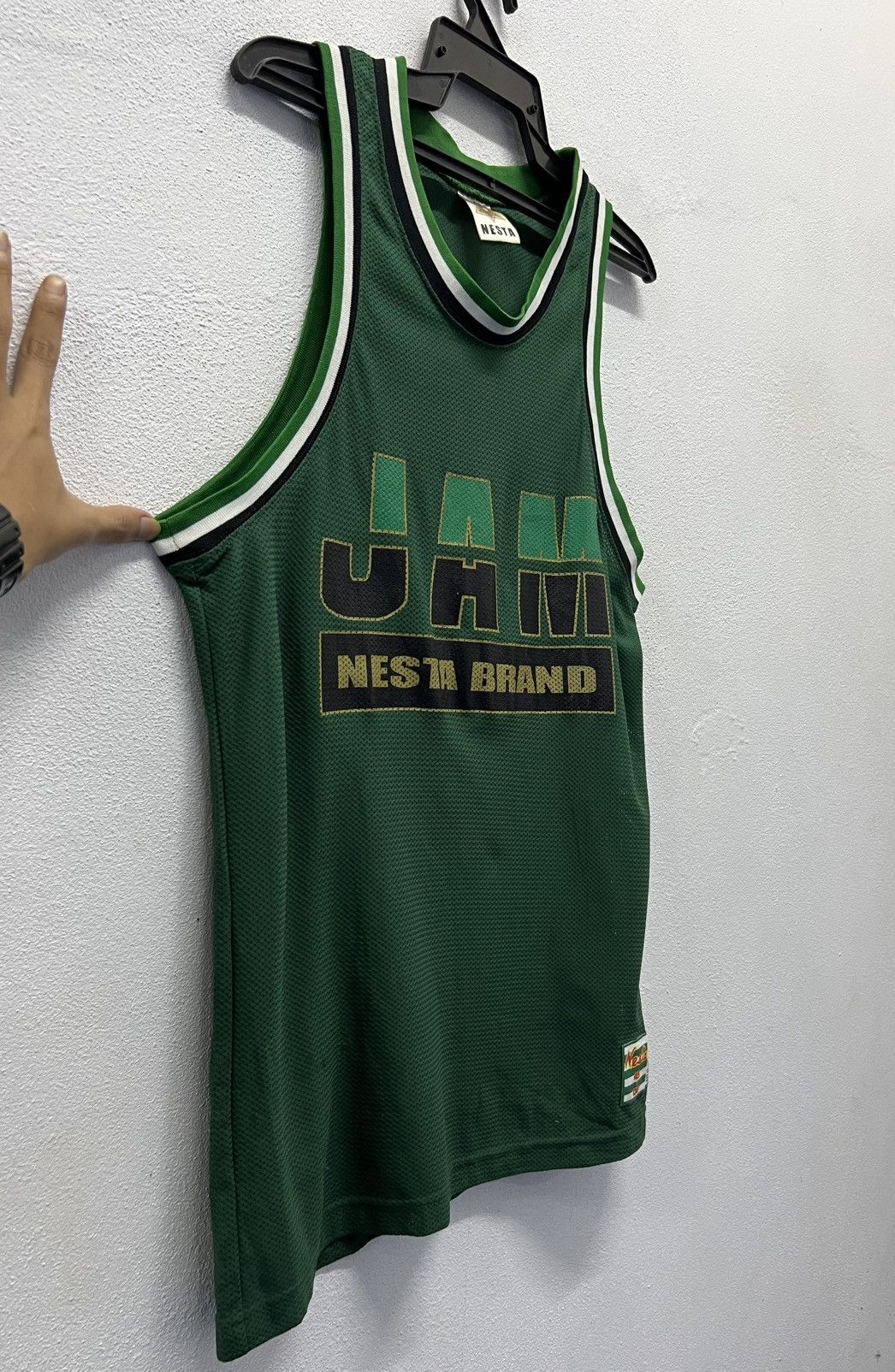 Japanese Brand × Vintage Y2K Nesta Brand JAM Tank Top Basketball Jersey Madein Japan Size US M / EU 48-50 / 2 - 6 Thumbnail