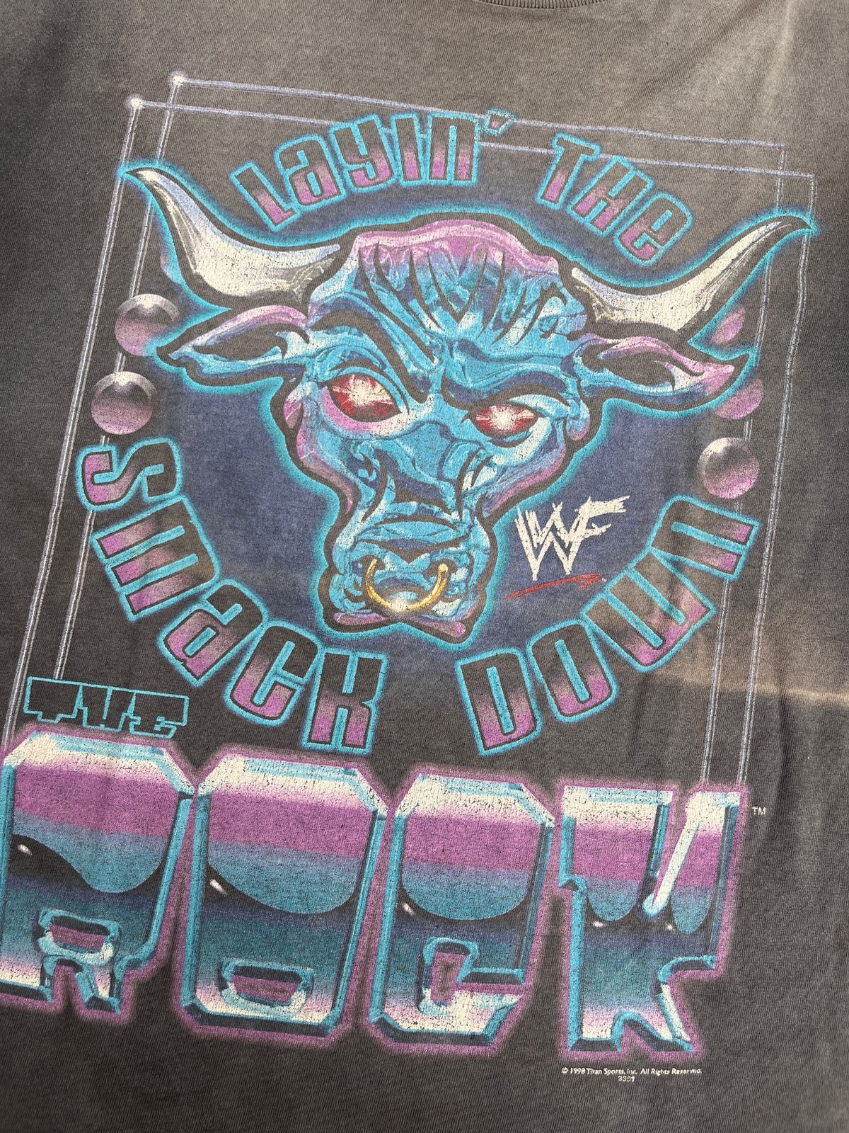 Vintage Vintage The rock 1998 Smack down Size US L / EU 52-54 / 3 - 2 Thumbnail