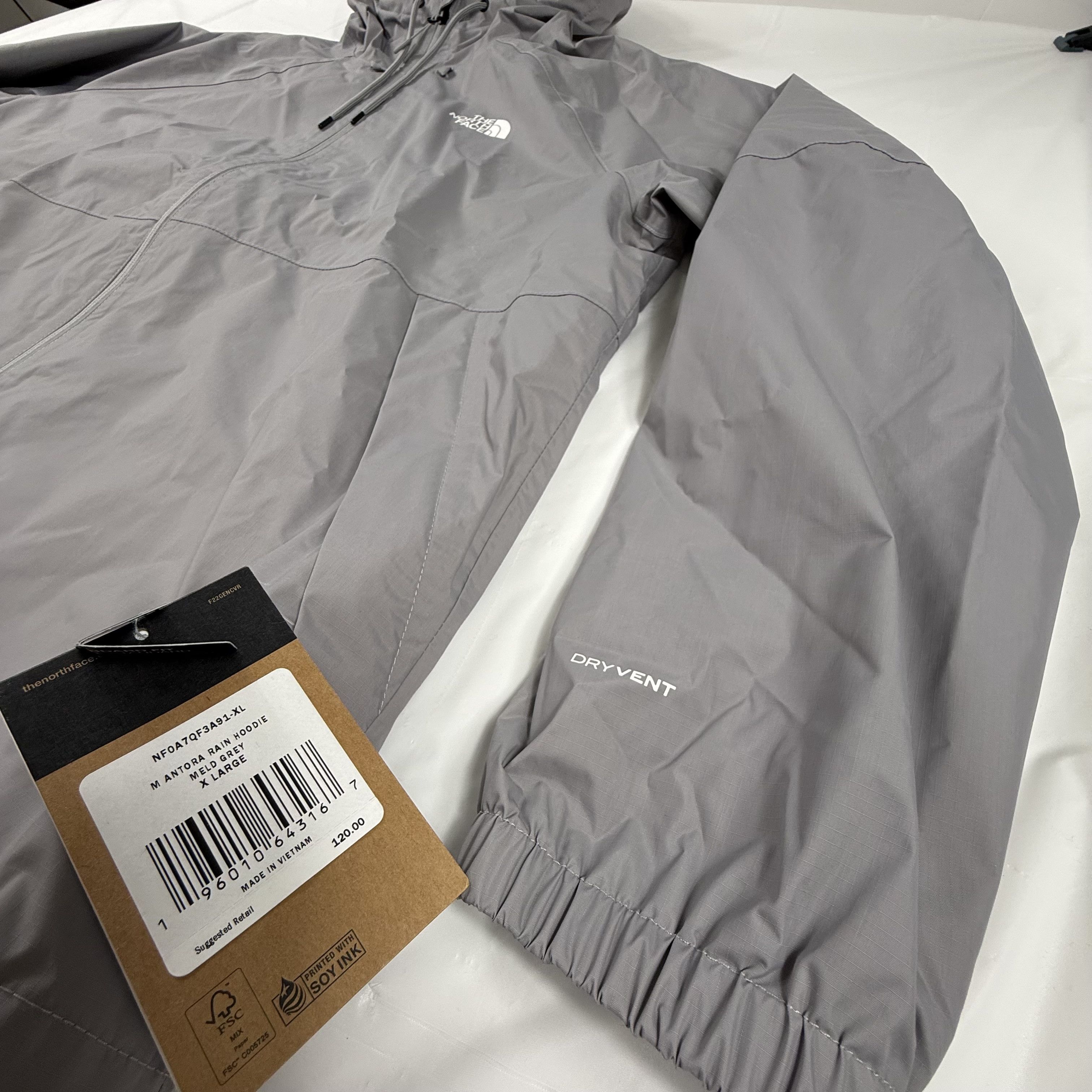 The North Face The North Face Mens Antora Rain Hoodie DryVent Jacket XL Size US XL / EU 56 / 4 - 3 Thumbnail