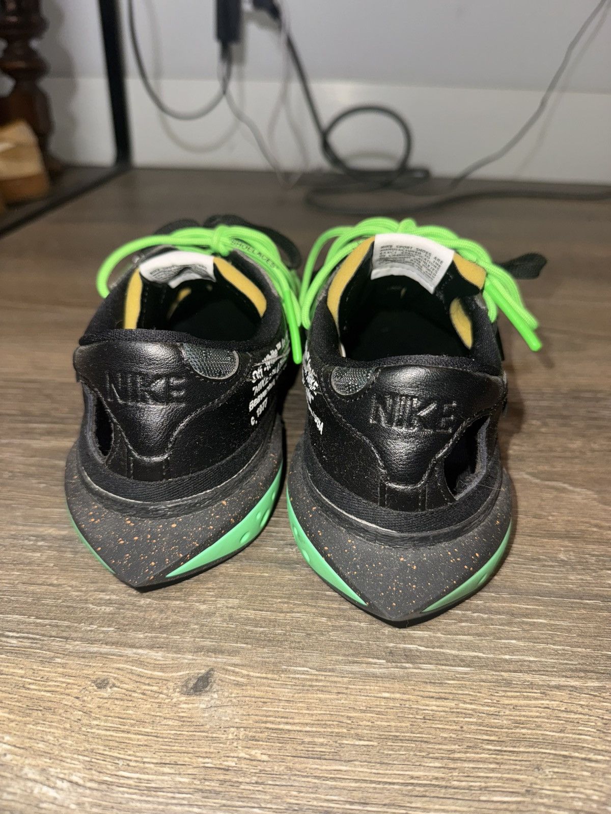 Nike × Off-White Off-White x Nike Blazer Low ‘Black’ Size US 11.5 / EU 44-45 - 4 Thumbnail