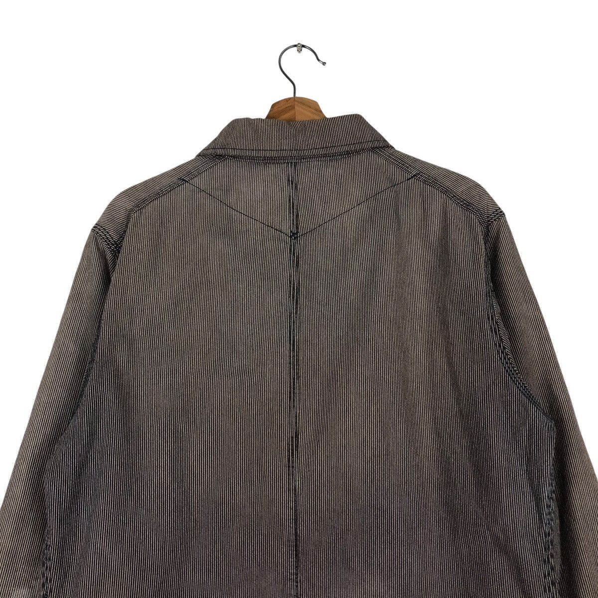 Japanese Brand 📌Vintage Hickory Chore Jacket Big Bill Stripe Issey Miyake Size US L / EU 52-54 / 3 - 10 Thumbnail