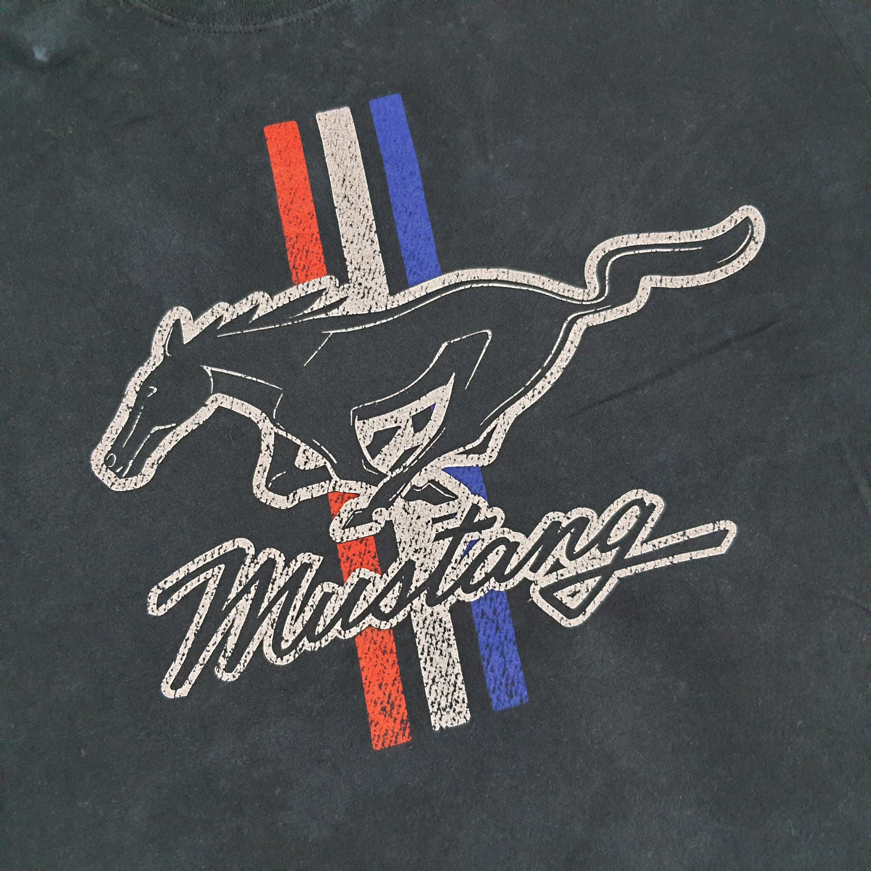 Ford × Vintage Vintage Ford Racing Mustang T-shirt Size US XXL / EU 58 / 5 - 2 Thumbnail