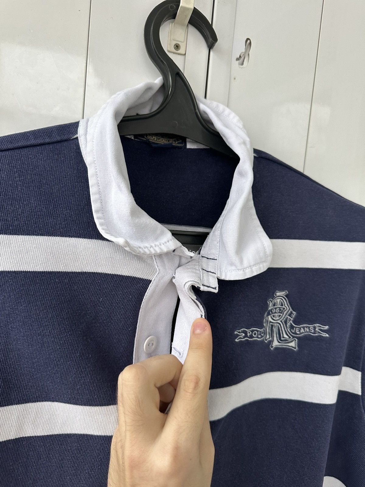 Polo Ralph Lauren Vintage Polo Ralph Lauren Rugby Sweatshirt “R” Logo Size US XL / EU 56 / 4 - 14 Thumbnail
