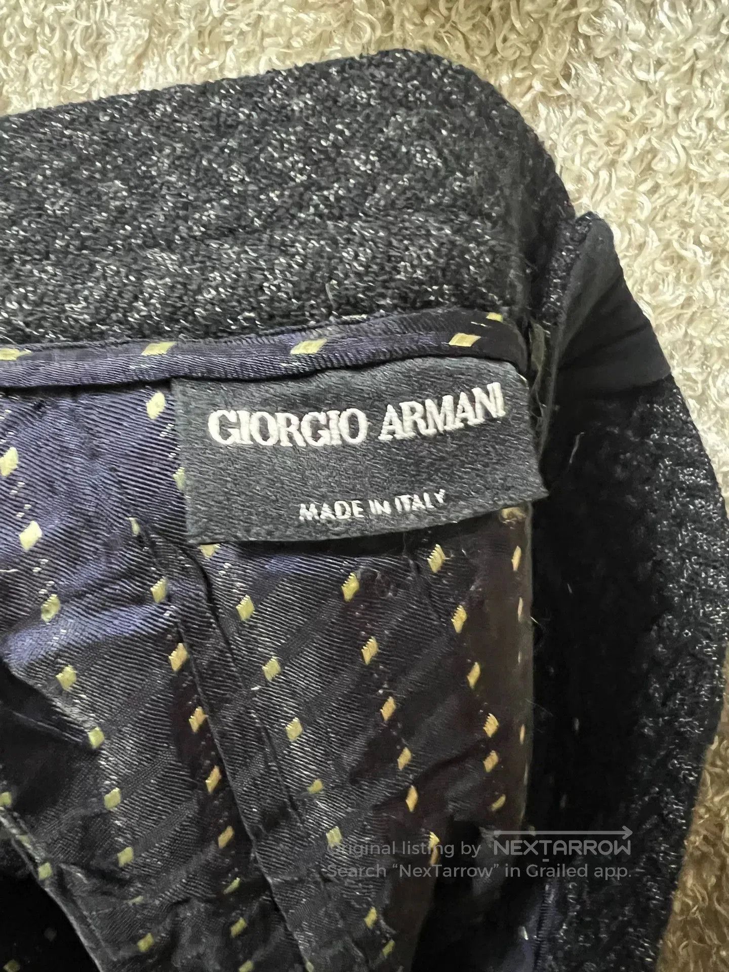 Giorgio Armani Giorgio Armani Black Label Men's Wool Pants. Size US 32 / EU 48 - 5 Thumbnail