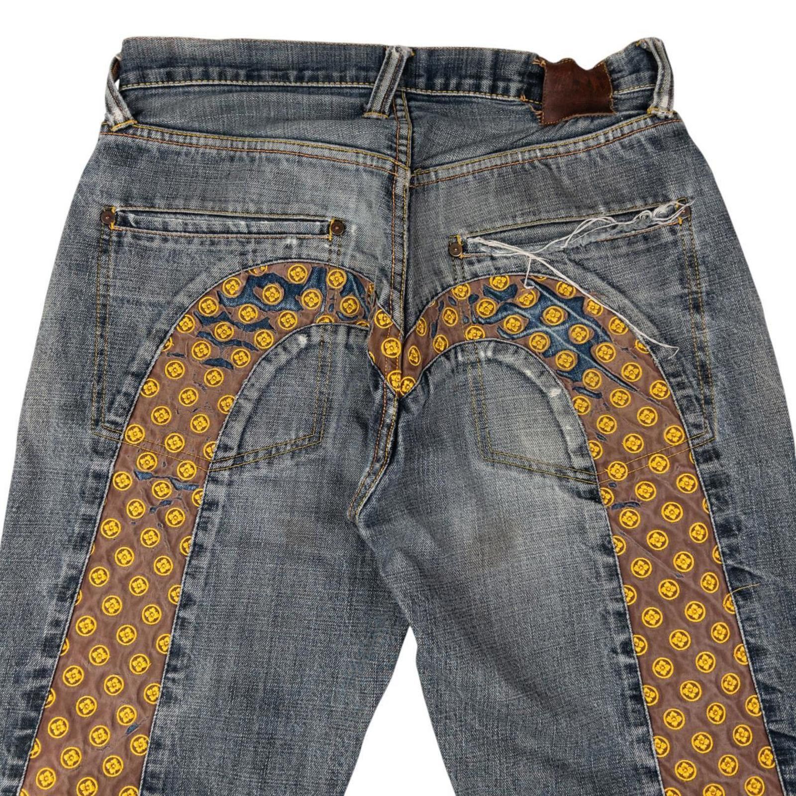 Evisu Vintage Evisu Kamon Daicock Japanese Denim Jeans Size W31 Size US 31 - 2 Thumbnail