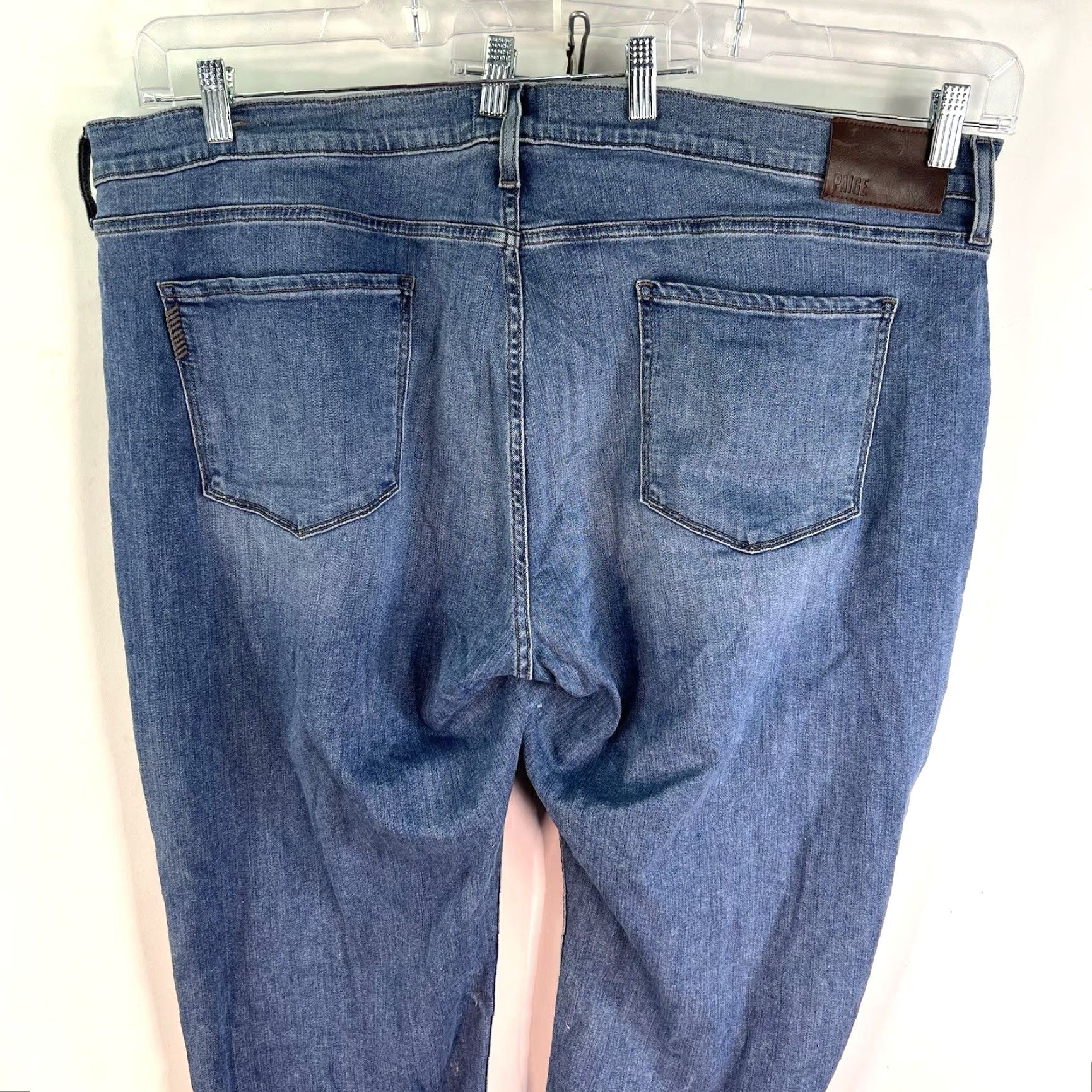 Paige VINTAGE Paige Men's Jeans Straight Leg Slim Fit Size 44 Blue Cotton Denim 34 Inseam Size US 44 / EU 60 - 7 Thumbnail