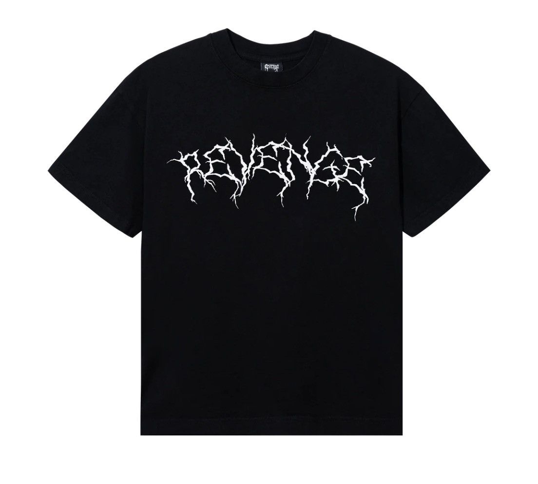 image of Revenge Xxxtentacion Kill Tshirt Lightning Logo White in Black, Men's (Size XL)