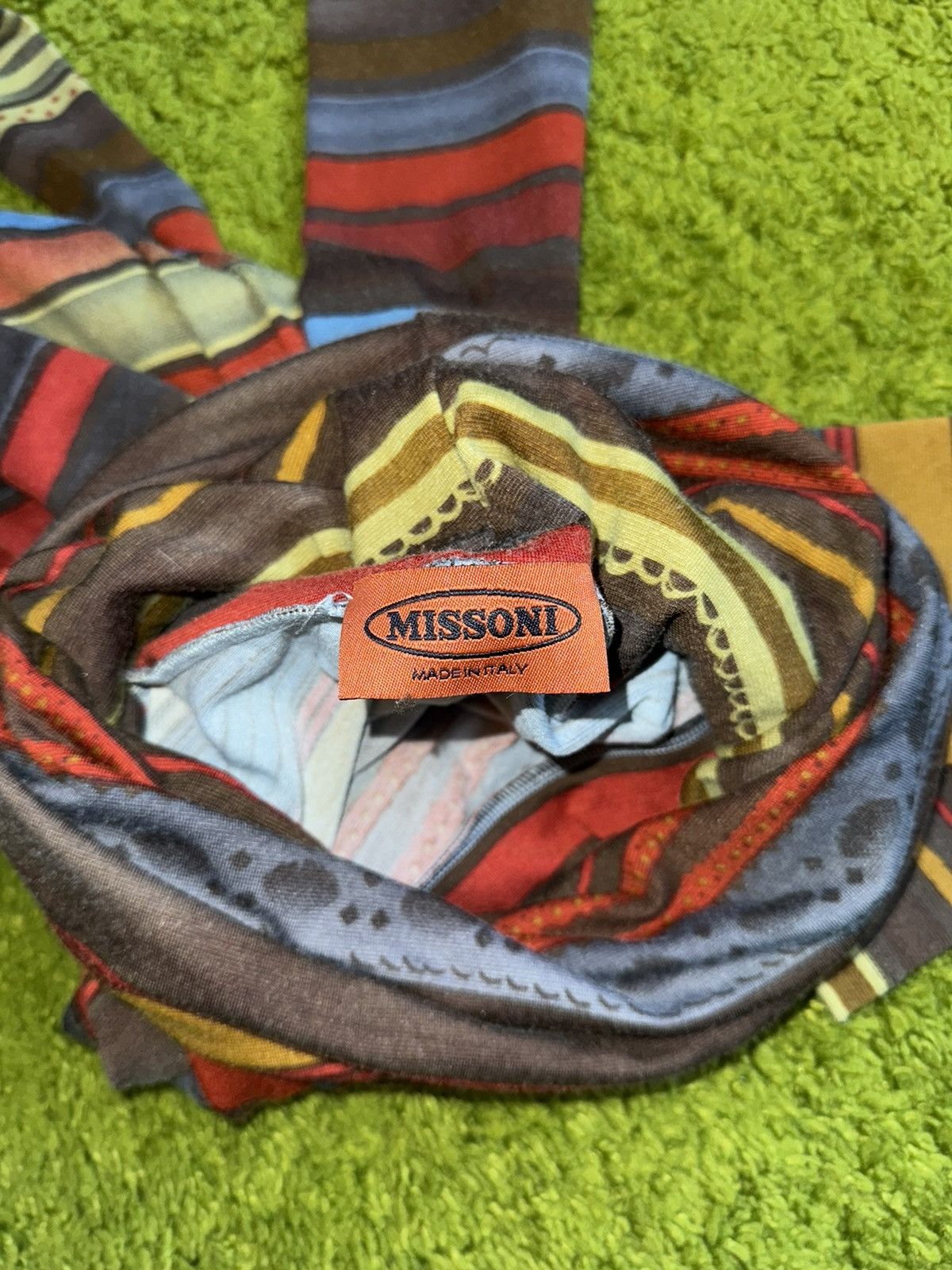 Designer × Missoni Missoni coloured belted maxi dress Size M / US 6-8 / IT 42-44 - 4 Thumbnail