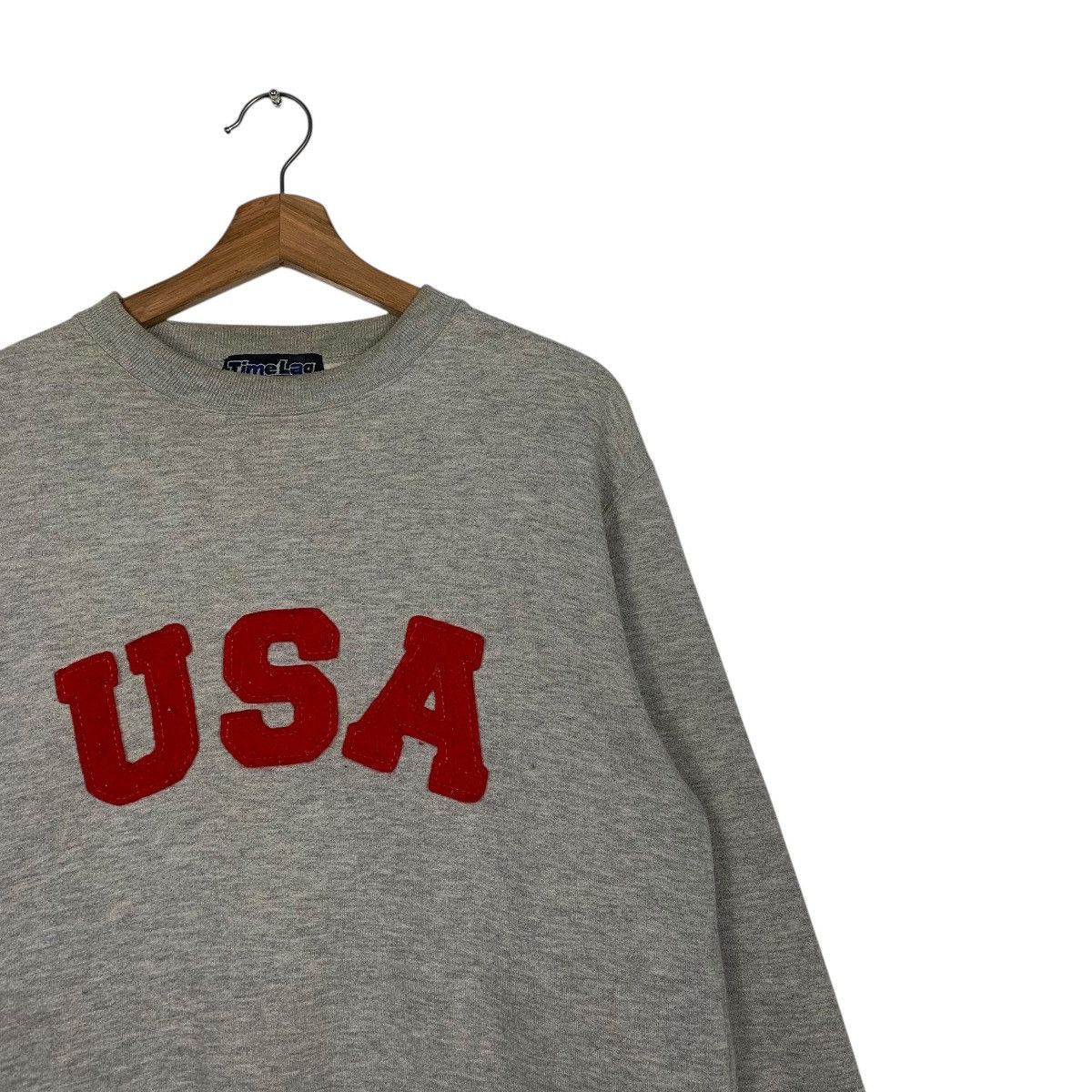 Japanese Brand Vintage Japanese Brand Time Lag USA Sweatshirt Size US L / EU 52-54 / 3 - 5 Thumbnail