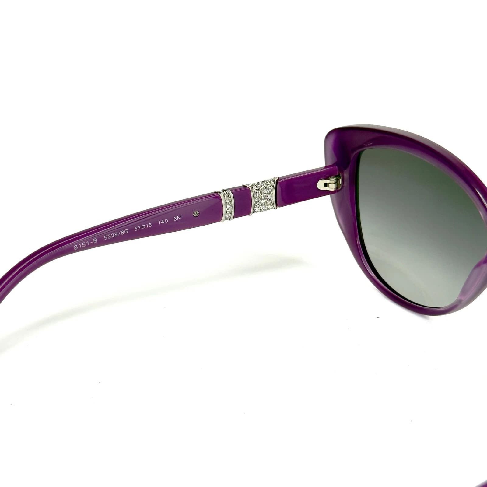 Bvlgari BVLGARI BV8151B 8151 MUSA Cat Eye Purple Crystal Sunglasses Size ONE SIZE - 2 Thumbnail