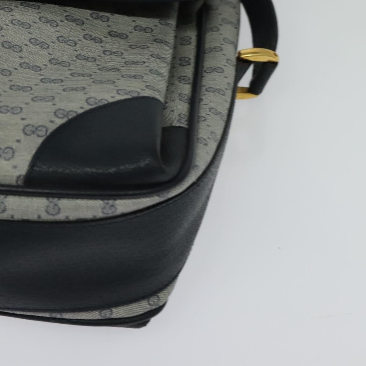 Gucci GUCCI Micro GG Supreme Shoulder Bag Pvc Navy Gold 001 116 Size ONE SIZE - 11 Thumbnail