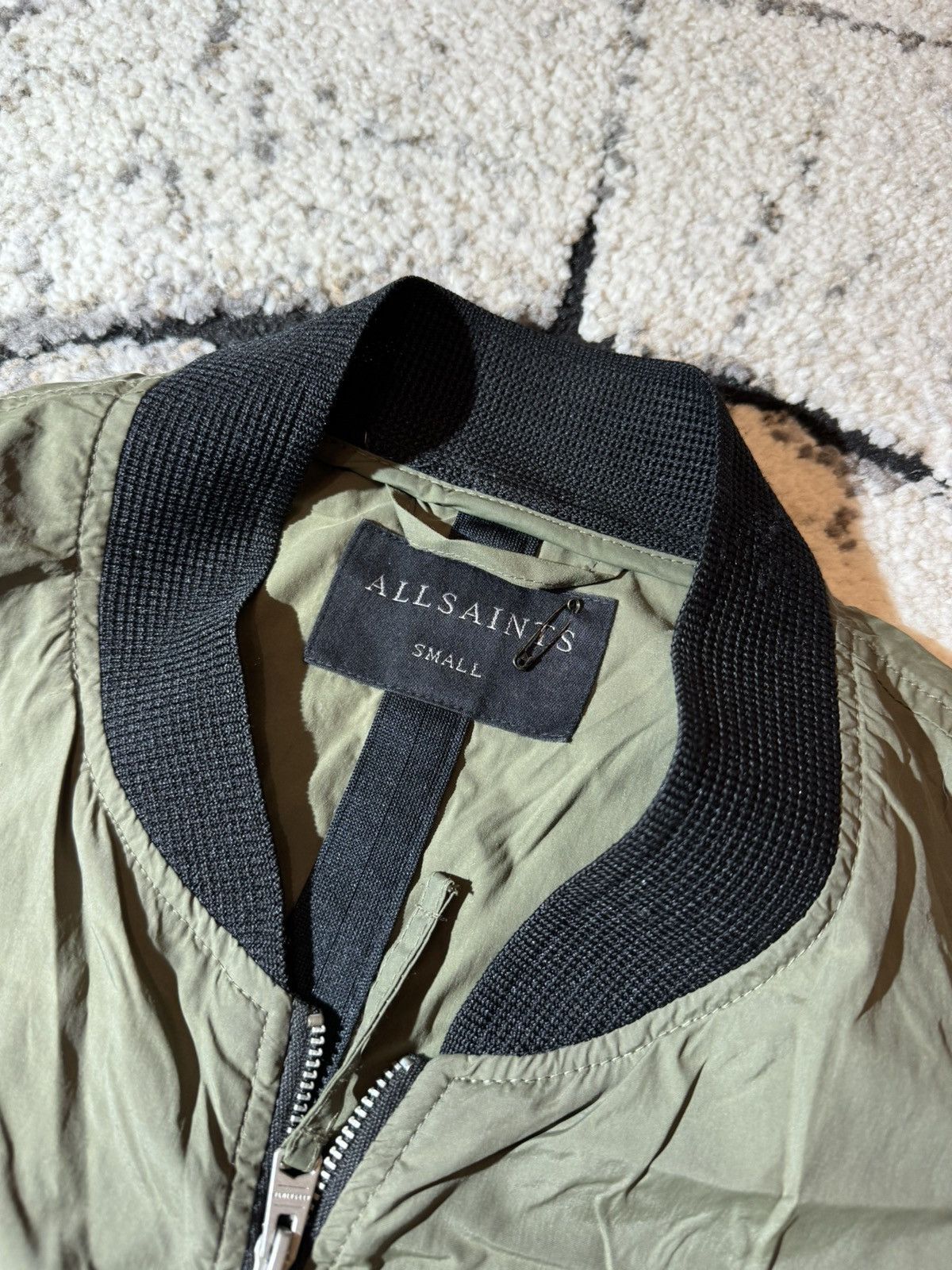 Allsaints Allsaints Sonne Bomber Nylon Men’s MJ017Q Light Jacket S sz Size US S / EU 44-46 / 1 - 7 Thumbnail