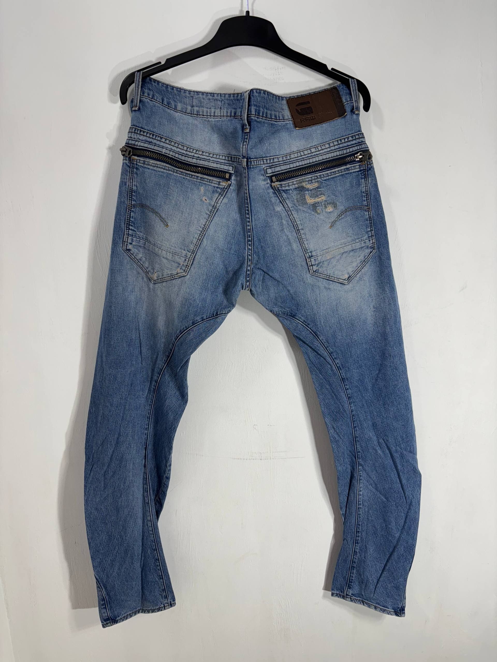 G-Star G-Star Arc Zip 3D Slim Biker Jeans W33 Size US 33 - 9 Thumbnail