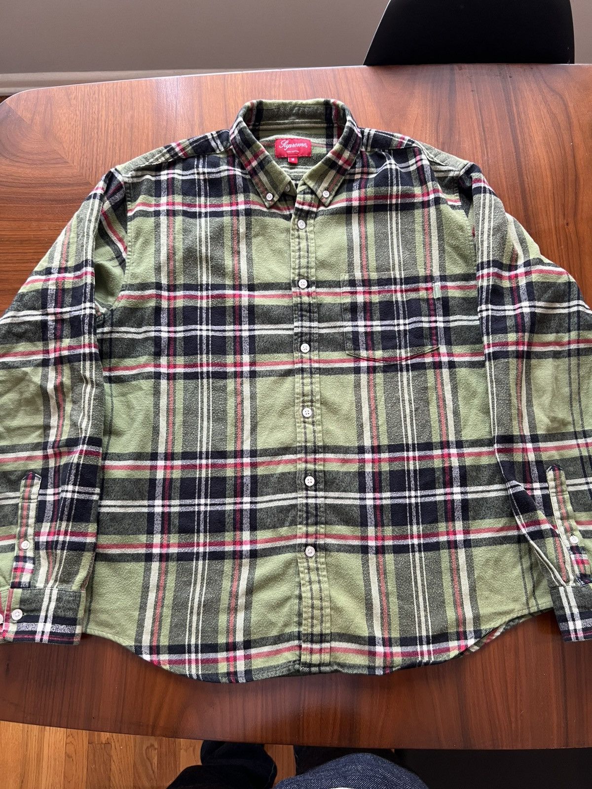 Supreme Tartan Flannel | Grailed