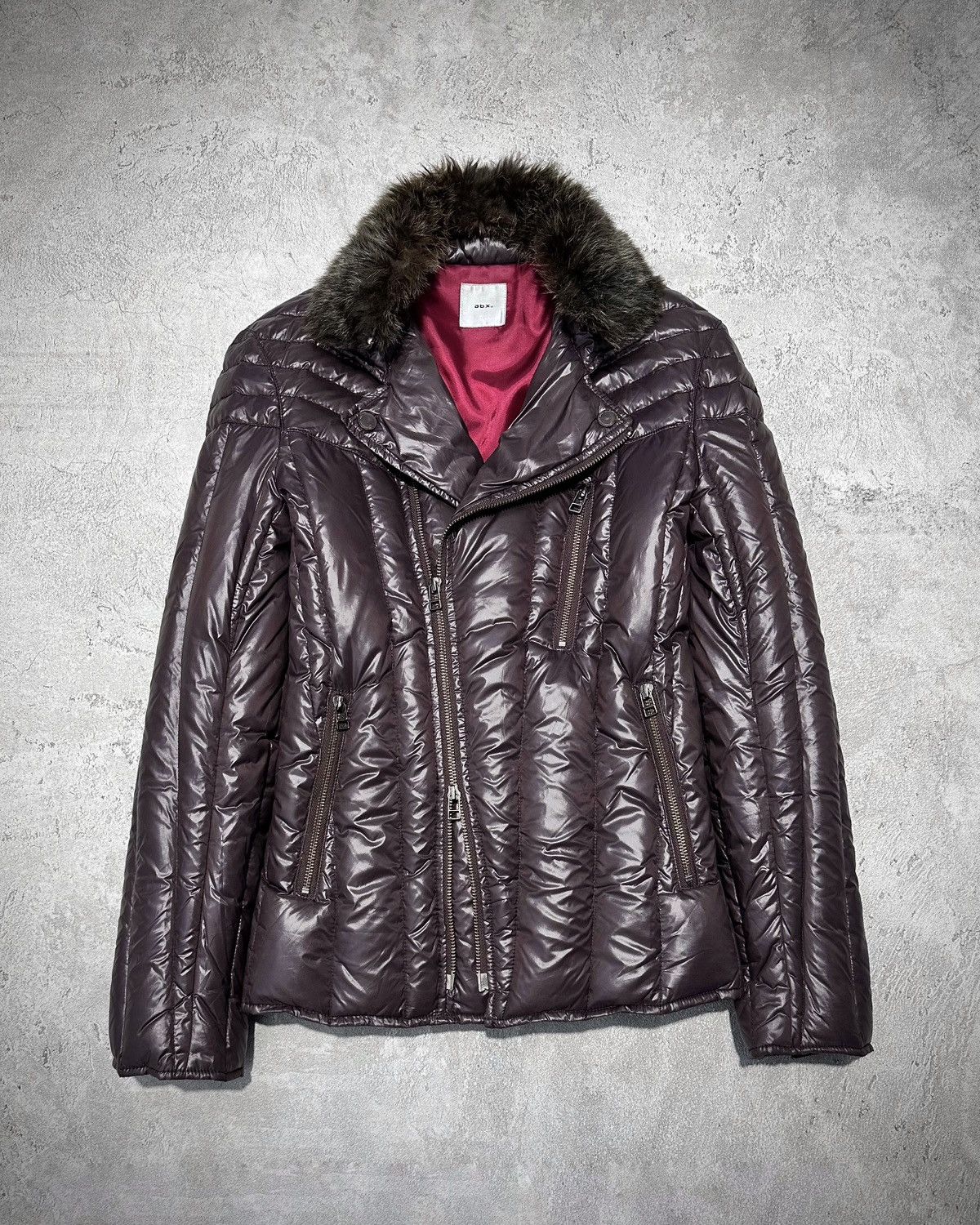 ABX Fur Neck Rider Down Jacket