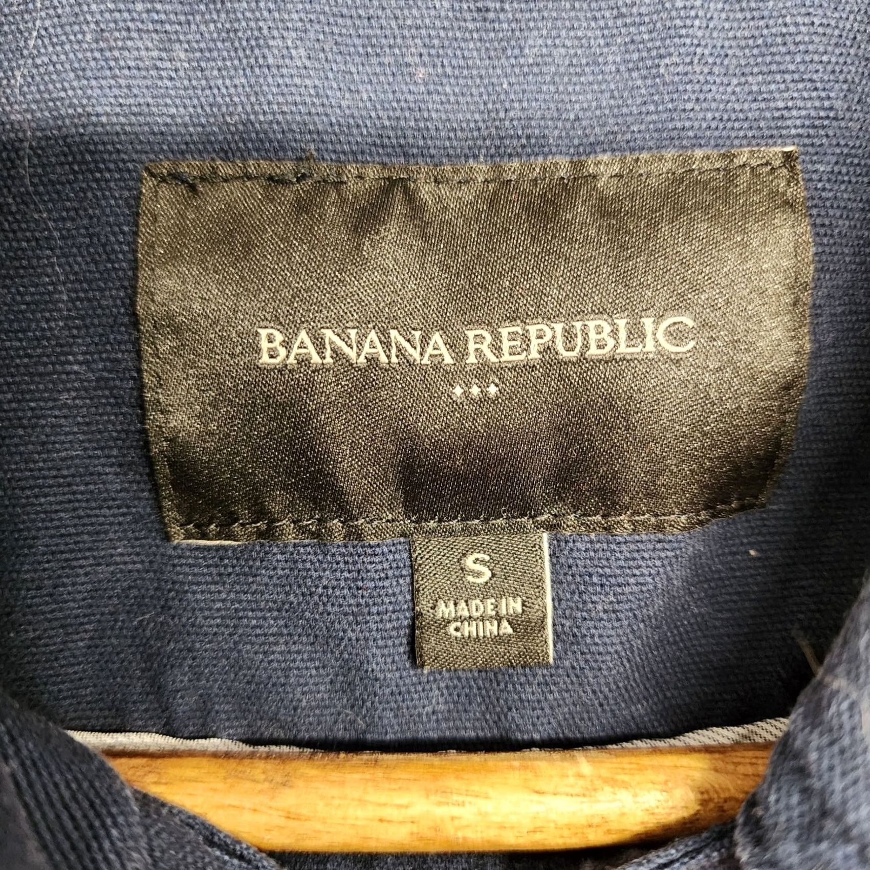 Banana Republic Banana Republic Blue Double Breasted Swing Trench Jacket Womens Small Cotton Sage Blue Color Solid Long Sleeve Button Front Size S / US 4 / IT 40 - 4 Thumbnail