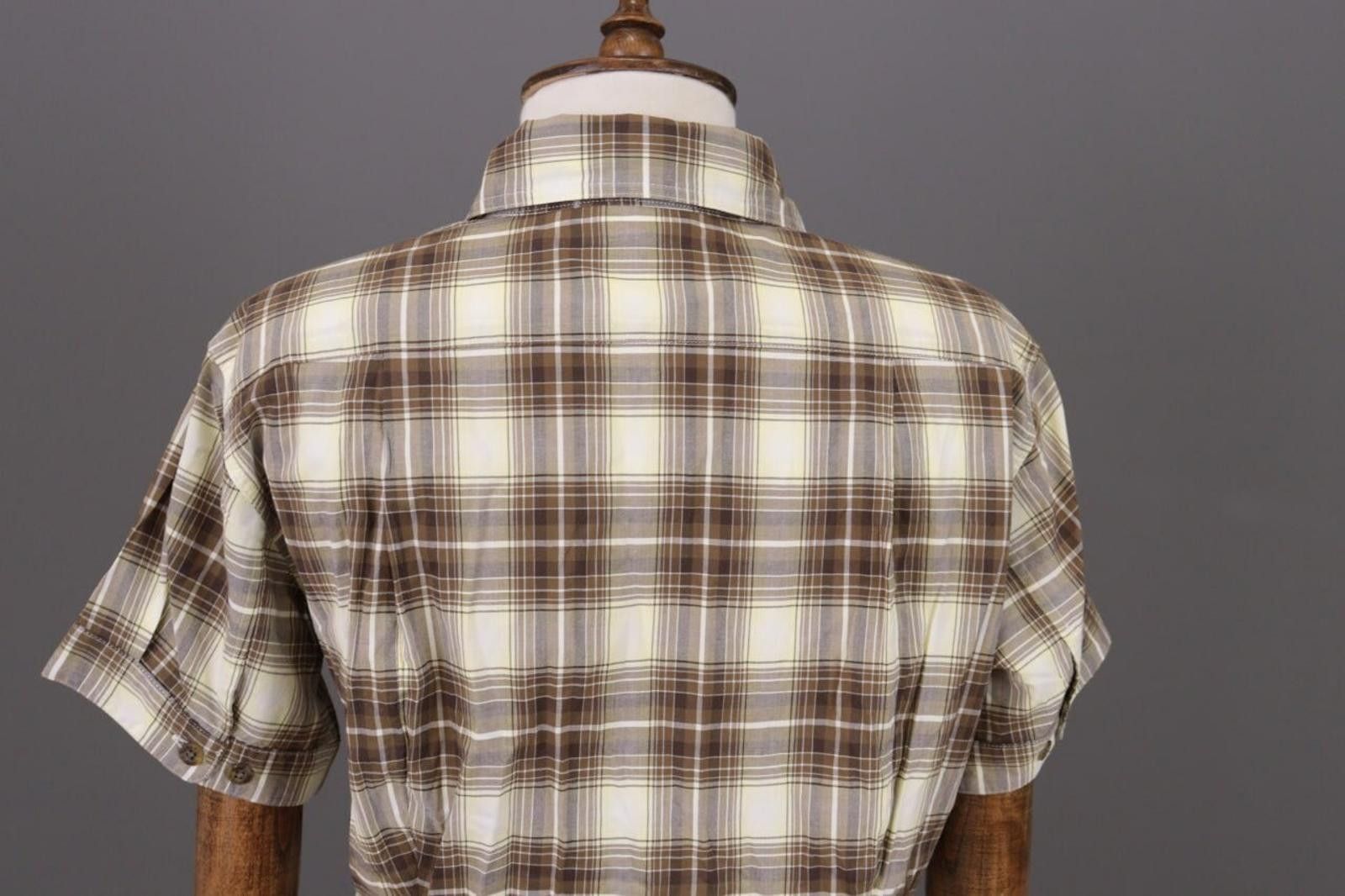 Fjallraven Fjall Raven Brown Check Hiking Button Blouse Shirt Size L Size L / US 10 / IT 46 - 9 Thumbnail