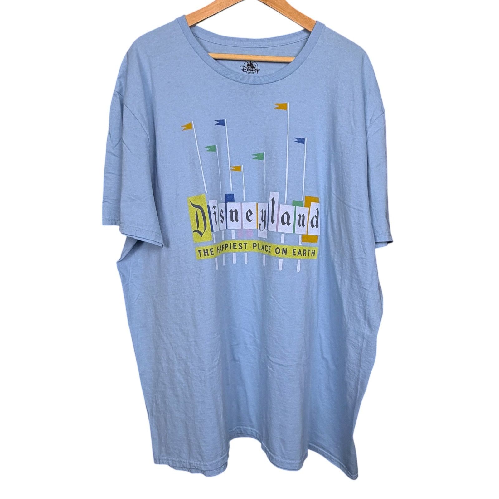 Disney Disneyland Resort 3X Blue T Shirt Happiest Place Marquee Size US XXL / EU 58 / 5 - 5 Thumbnail