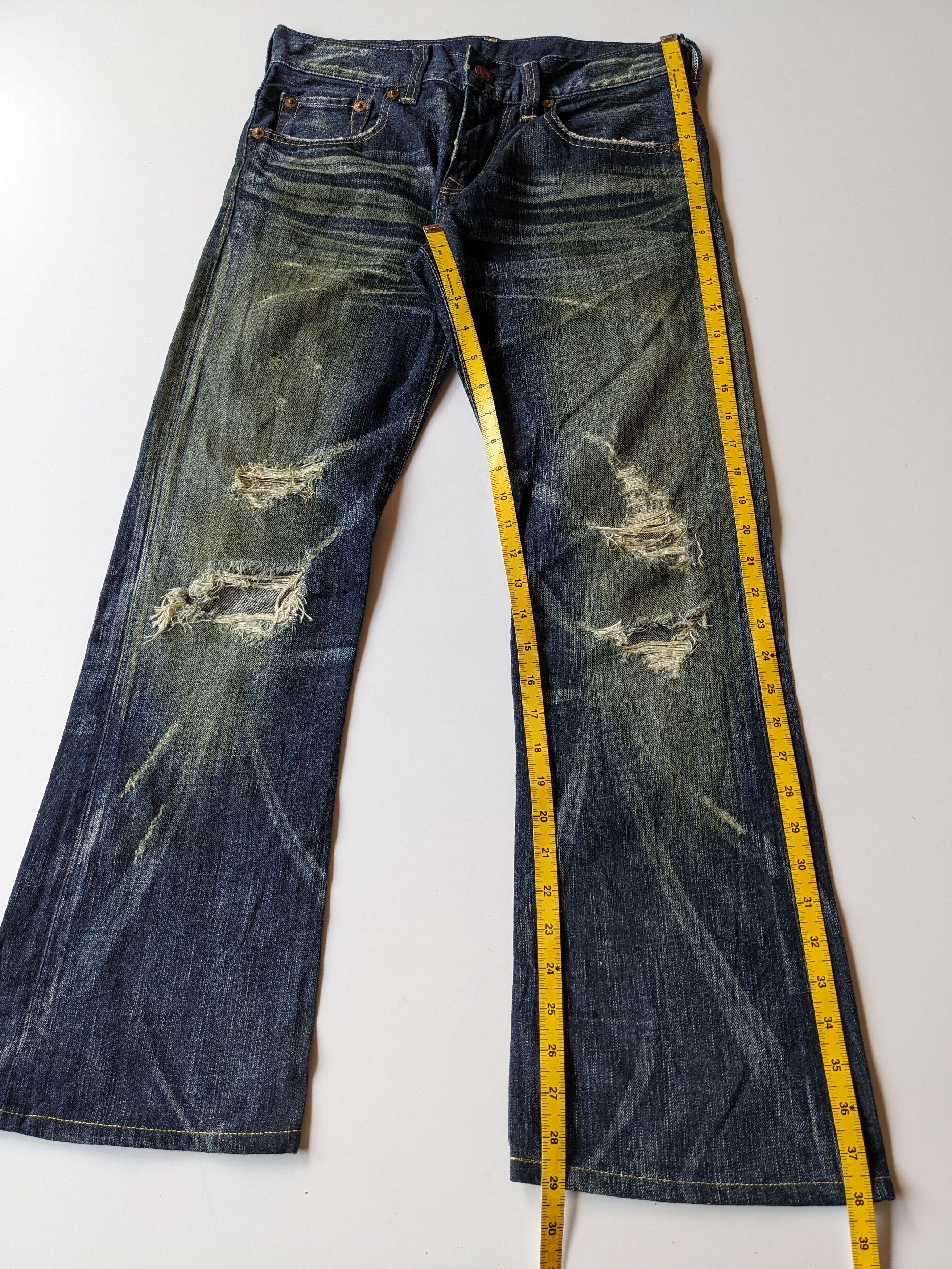 Edwin × GOSTAR DE FUGA × If Six Was Nine Edwin 503 mud wash flare distressed jeans Size US 30 / EU 46 - 10 Thumbnail