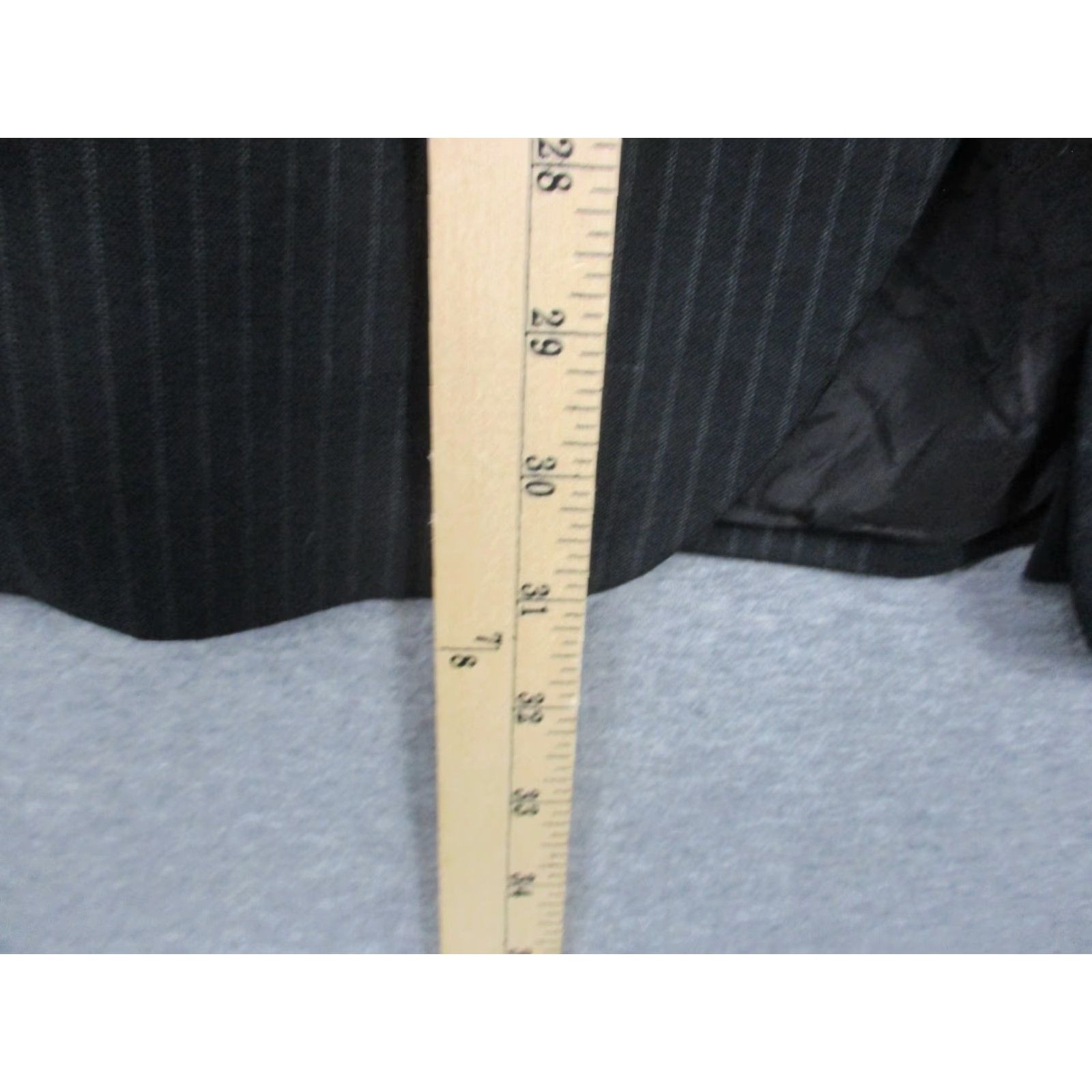 Ralph Lauren Lauren Ralph Lauren Blazer Men 42R Gray Pinstripe Sport Coat Size 42R - 6 Thumbnail
