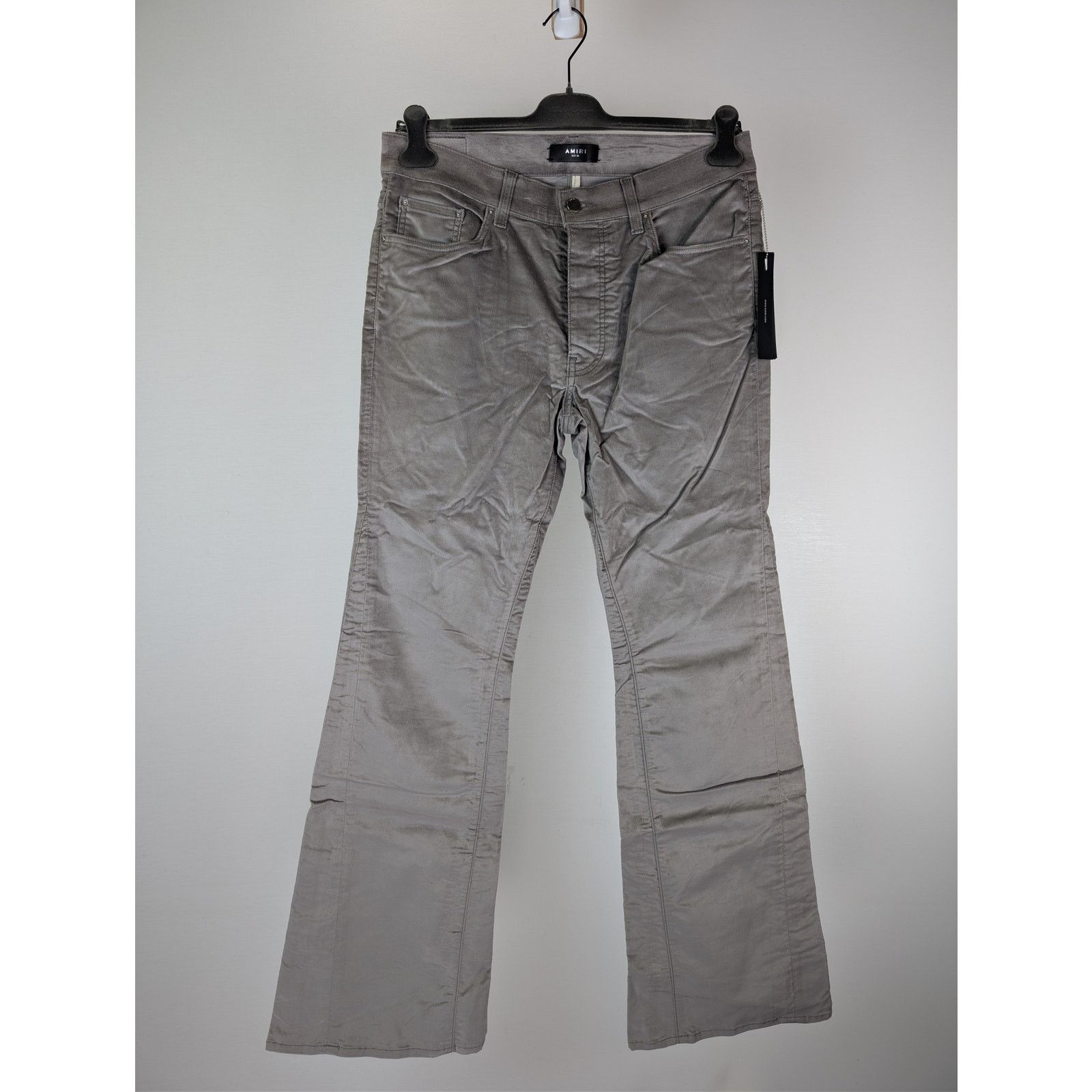 Amiri o1rshd1 Relaxed-Fit Corduroy Pants in Grey Size US 36 / EU 52 - 2 Thumbnail