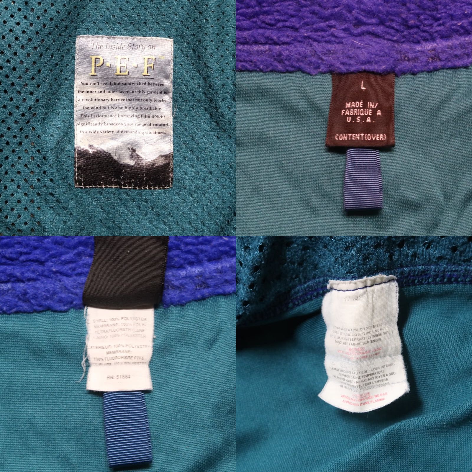 Patagonia Vintage Patagonia Pile Fleece Vest Men L Blue USA Retro-X Size US L / EU 52-54 / 3 - 8 Thumbnail