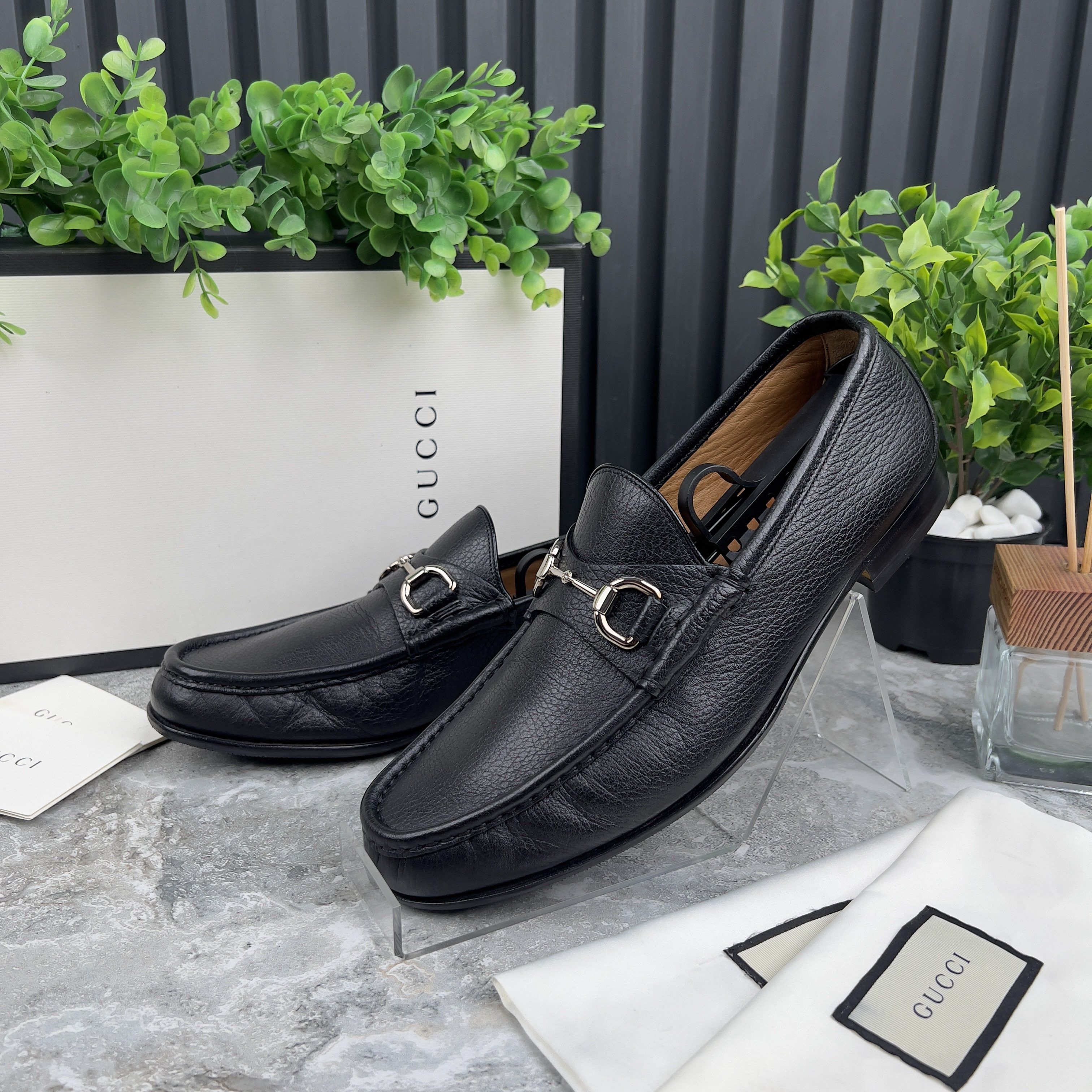 Gucci Gucci 1955 Horsebit Loafers Grain Leather Size US 8.5 / EU 41-42 - 2 Thumbnail