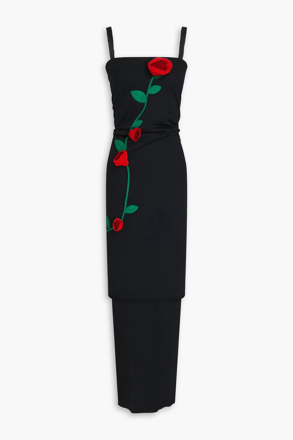 Dolce & Gabbana o1y0825 Sleeveless Midi Dress in Black Size XS / US 0-2 / IT 36-38 - 1 Thumbnail