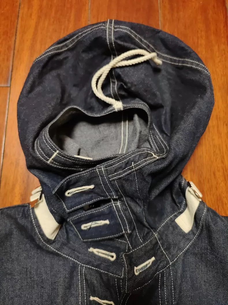 The Real McCoy's The Real McCoy Navy Deck Original Denim Hooded Jacket Size US M / EU 48-50 / 2 - 5 Thumbnail