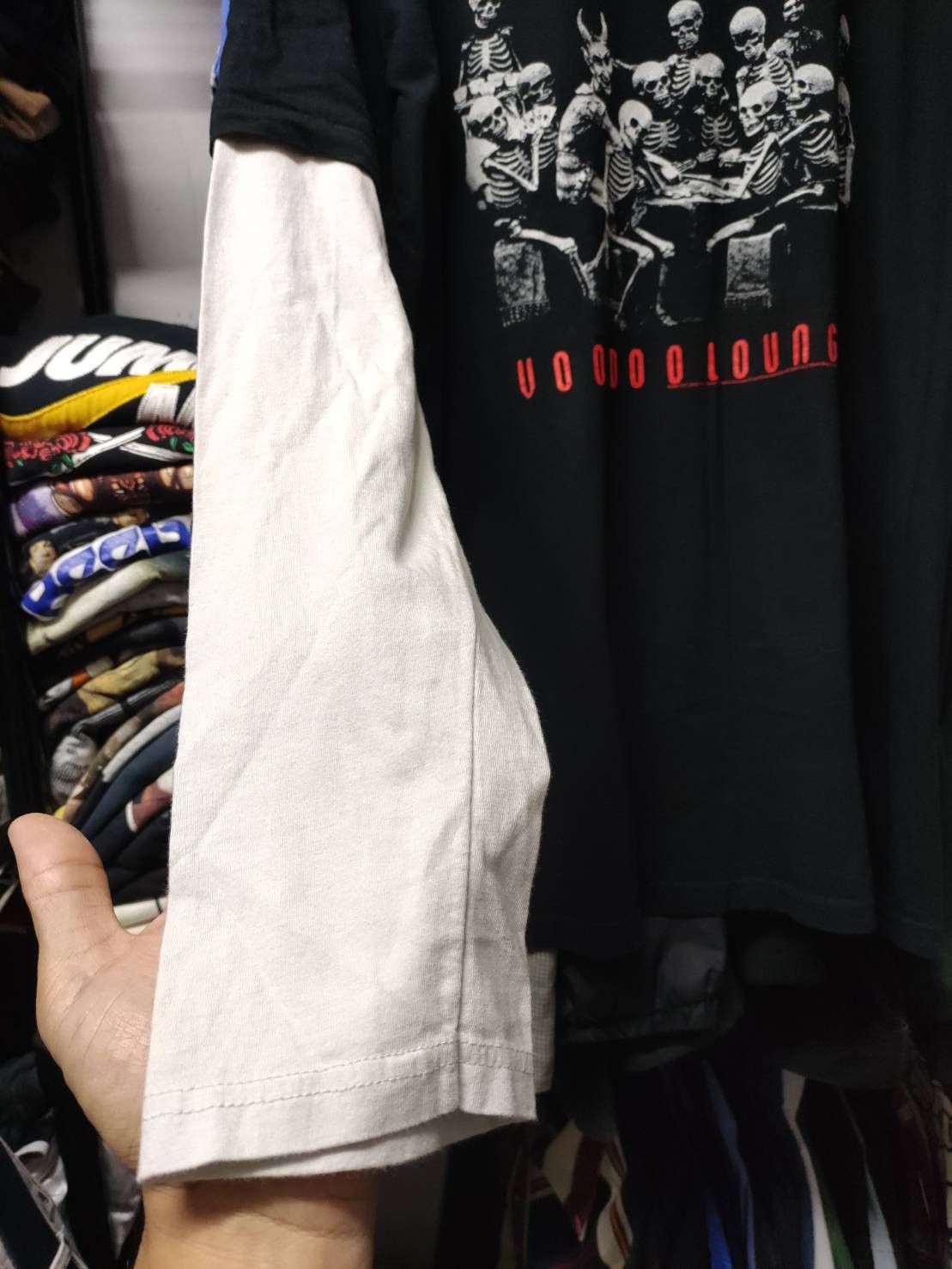 Band Tees Vtg 00's The Rolling Stones " Voodoo Lounge " Long Sleeve Size US XXL / EU 58 / 5 - 7 Thumbnail