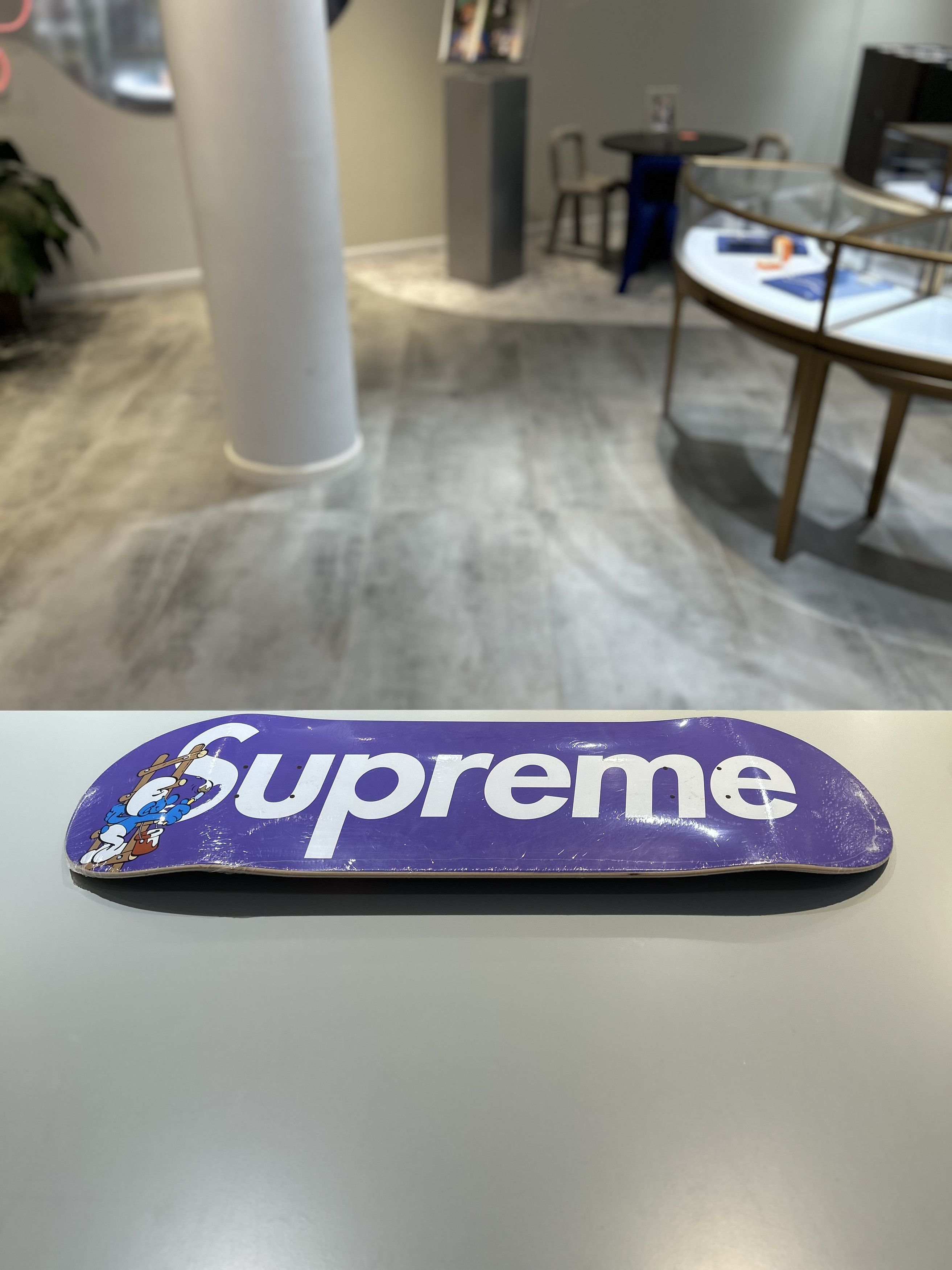 Supreme Supreme Smurfs Skateboard Purple | Grailed