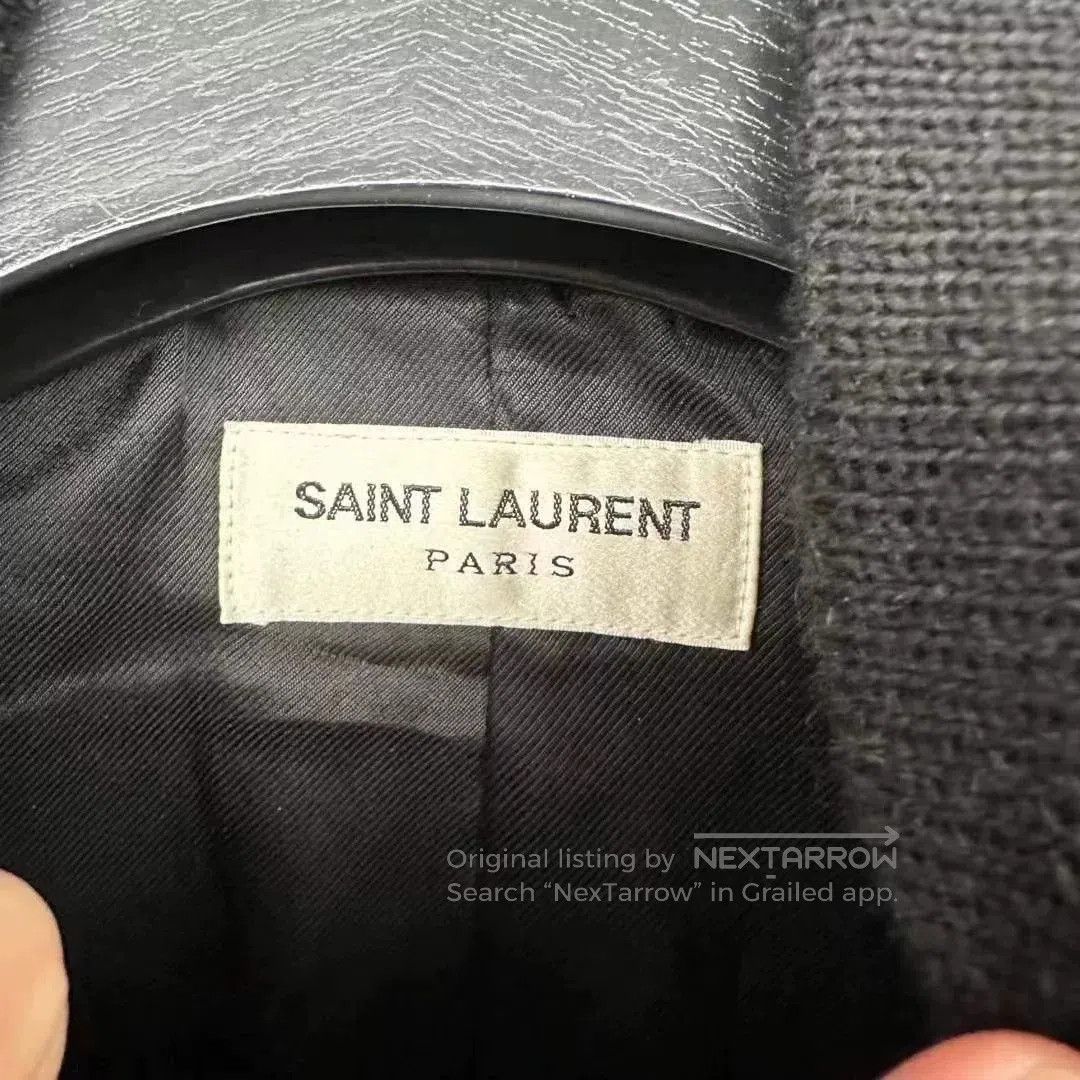 Saint Laurent Paris Saint Laurent SLP Gray Baseball Jacket. Size US M / EU 48-50 / 2 - 3 Thumbnail