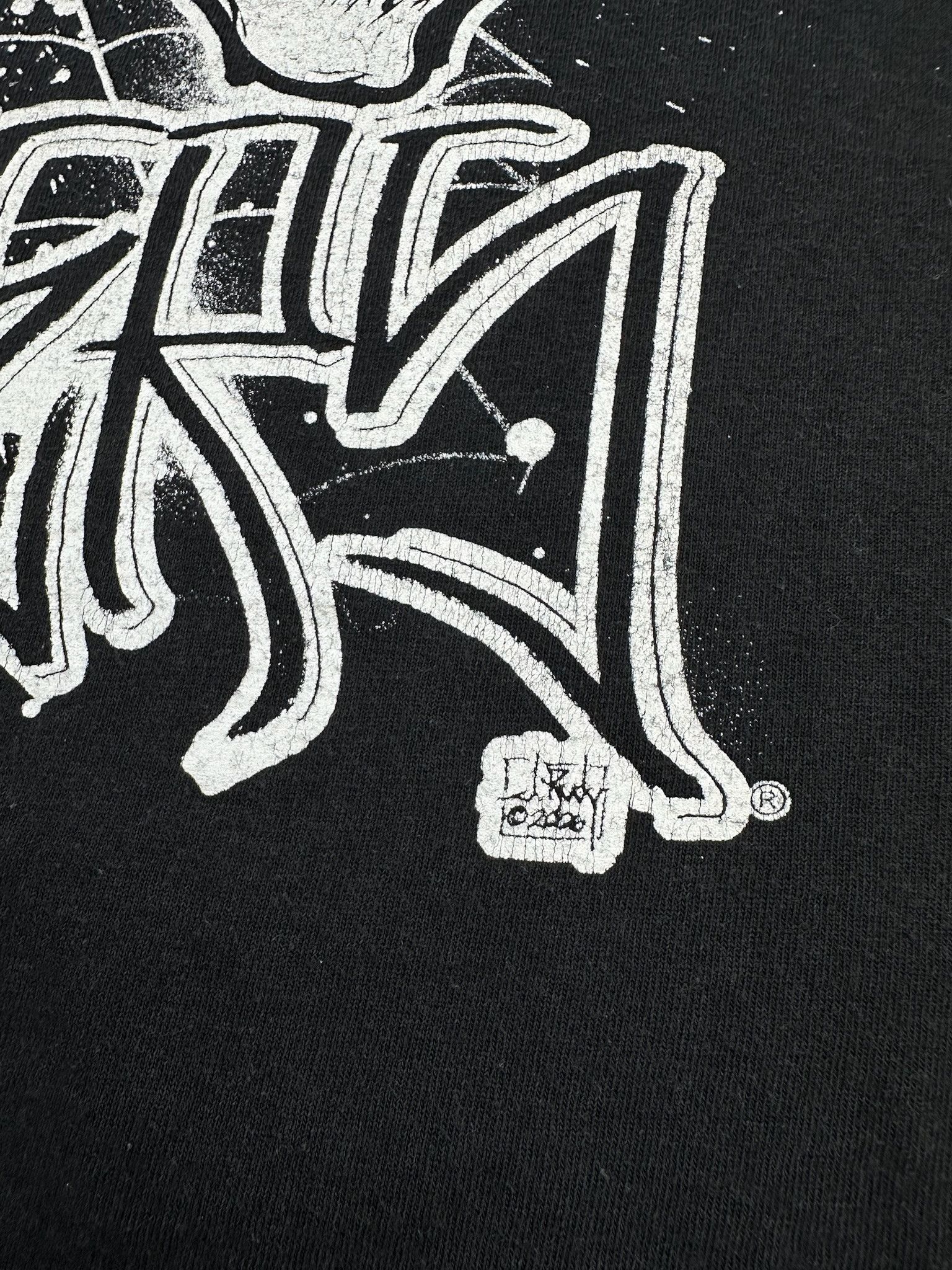 Affliction × Vintage Vintage Y2K West Coast Choppers Tee Skulls Size US XL / EU 56 / 4 - 5 Thumbnail