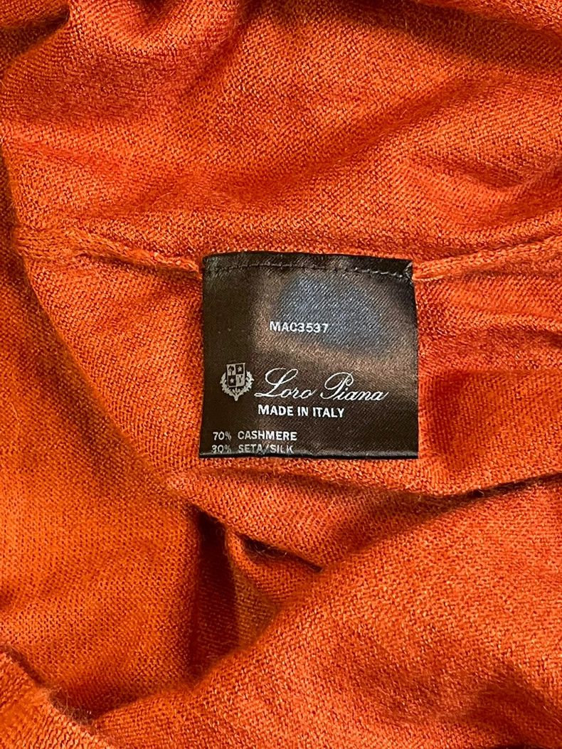 Loro Piana LORO PIANA V-neck knit sweater Size US L / EU 52-54 / 3 - 6 Thumbnail