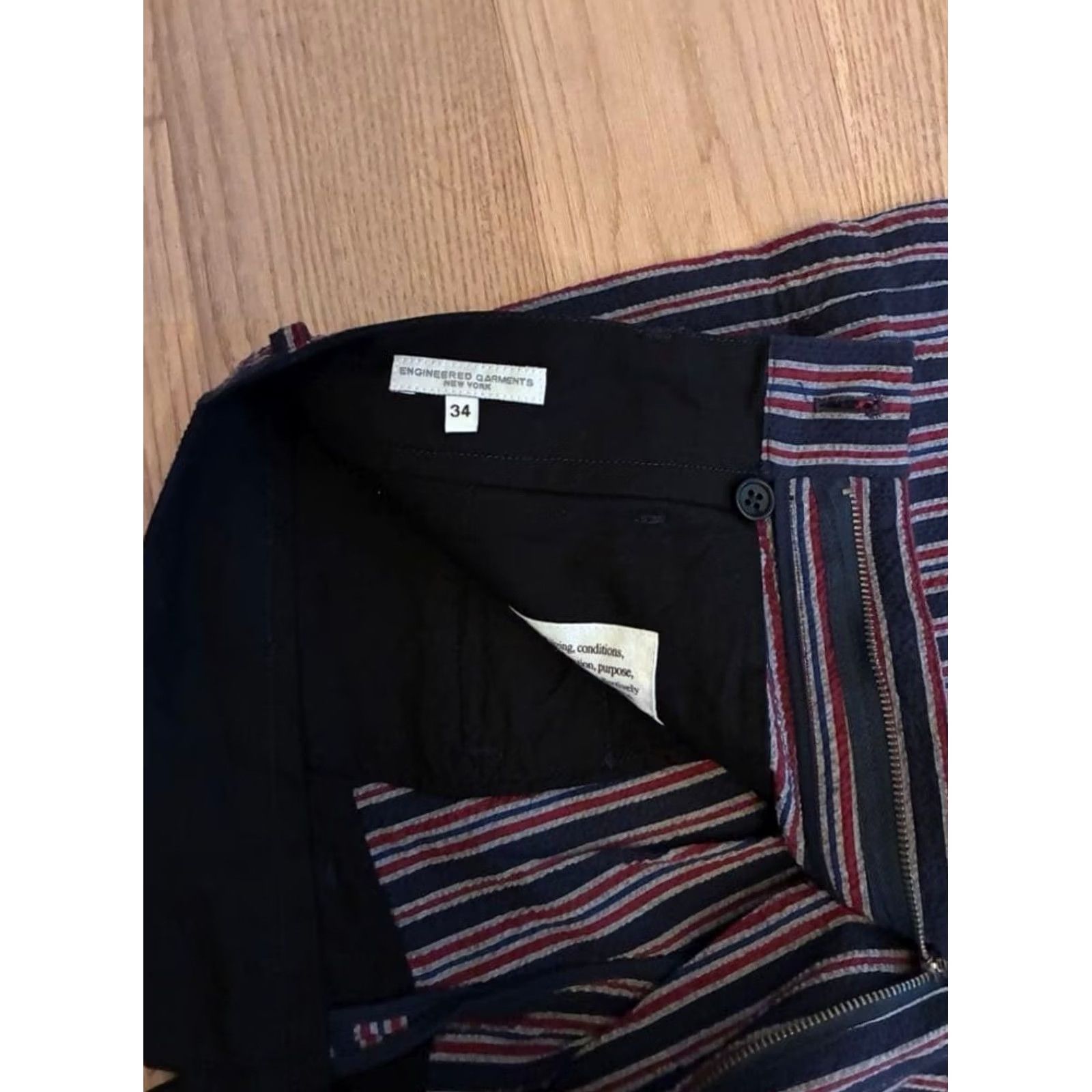 Engineered Garments Engineered Garments Andover pants Tapered Multicolor Striped Size L Men 2020ss New Size US 33 - 3 Thumbnail