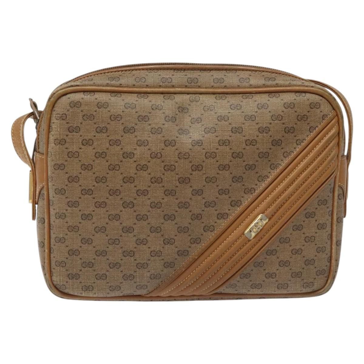 Gucci GUCCI Micro GG Supreme Shoulder Bag Pvc Leather Brown Gold Size ONE SIZE - 2 Thumbnail