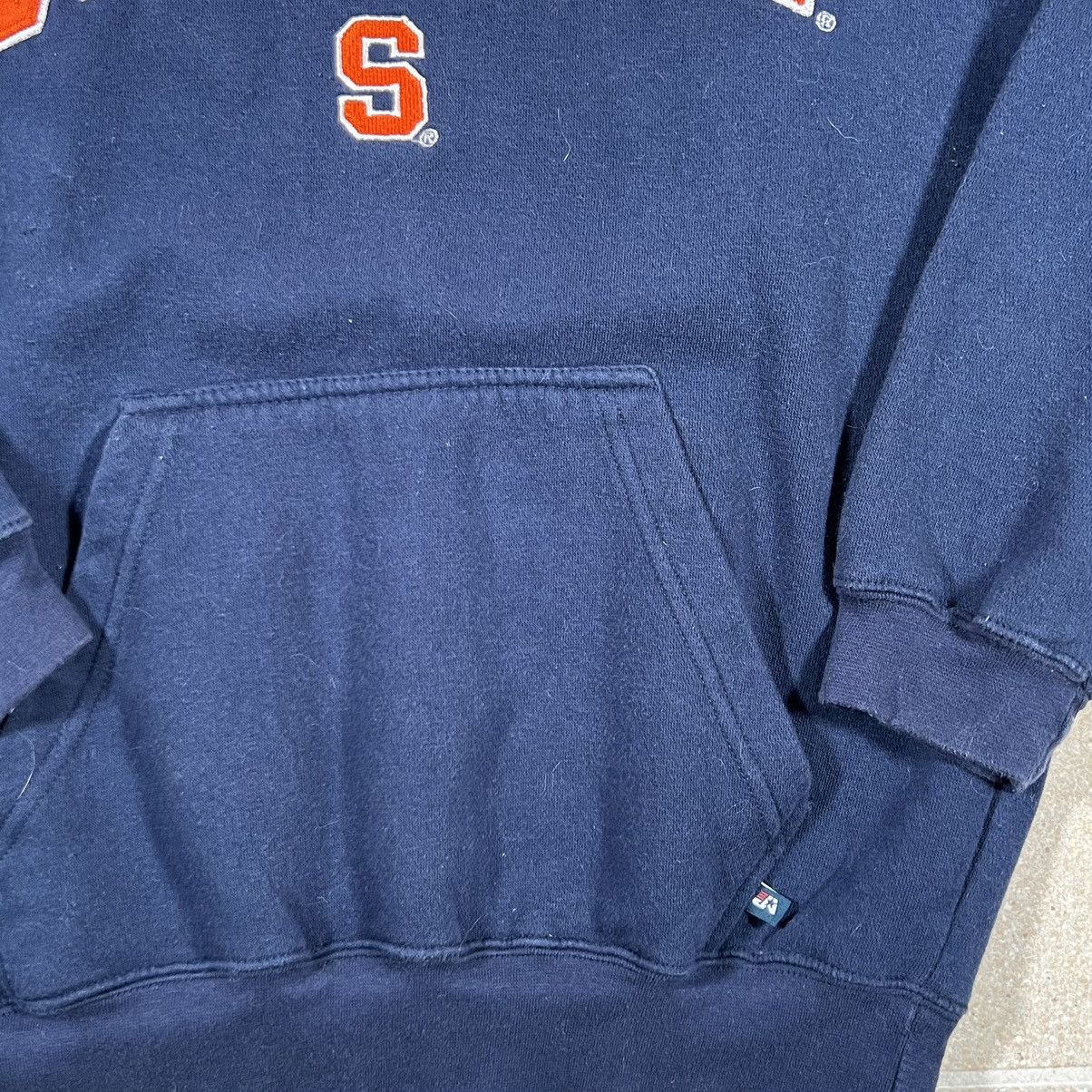 J. America × Vintage Blue Embroidered Stitched Syracuse Orange Hoodie Sweatshirt Size US L / EU 52-54 / 3 - 4 Thumbnail