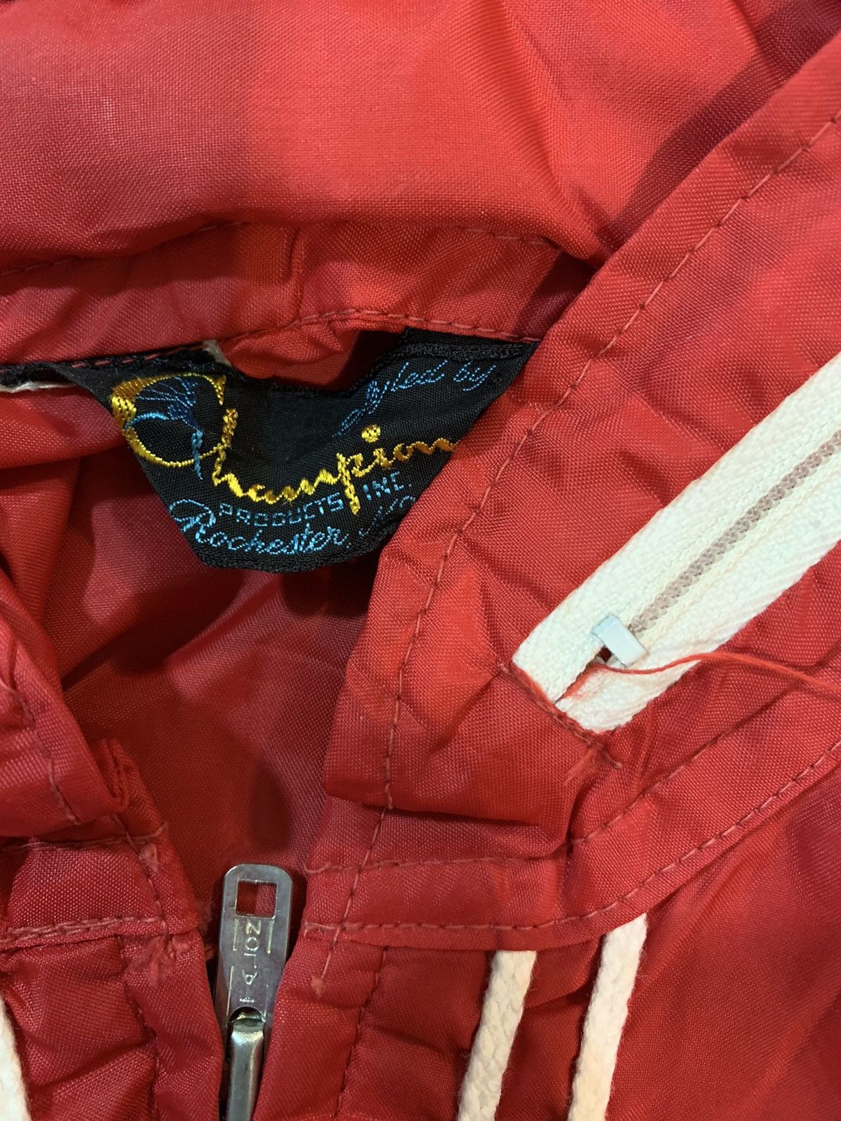 Champion × Vintage RARE! Vintage 70s Champion Running Man Full Zip Windbreaker Size US M / EU 48-50 / 2 - 7 Thumbnail