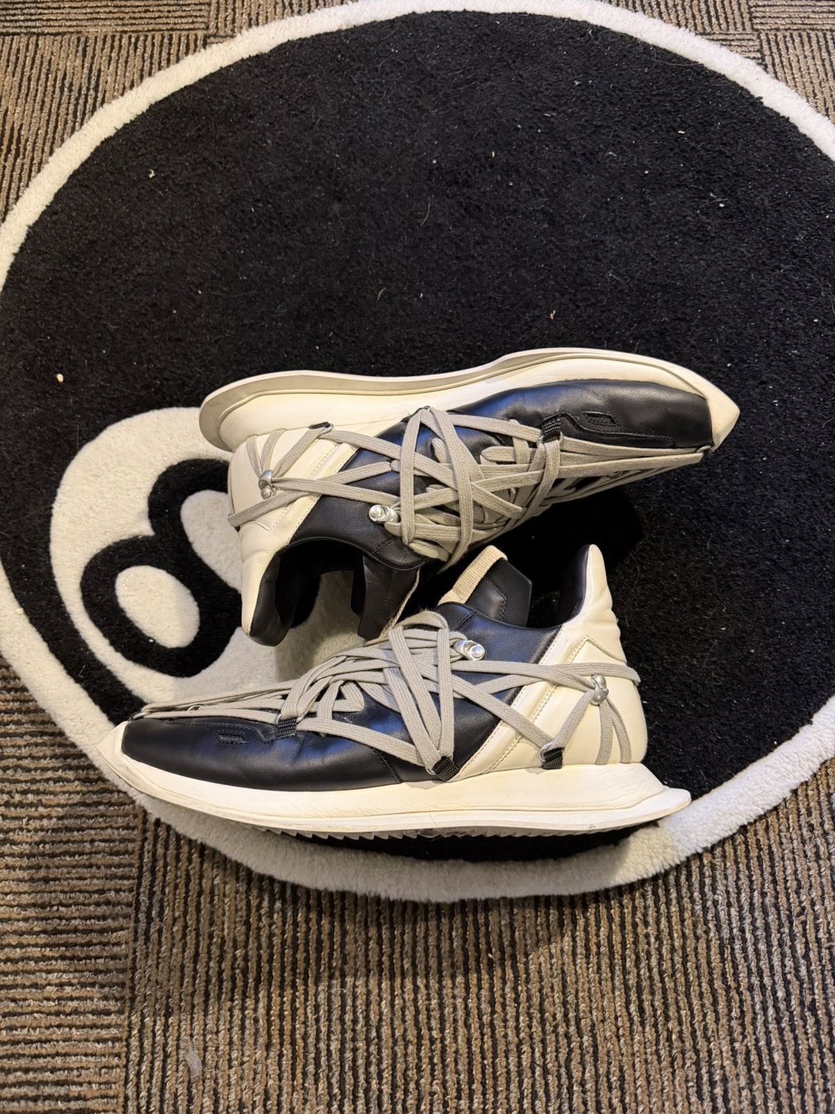 Rick Owens Rick Owens Megalace Runner Sz Eu 44 US 11 Size US 11 / EU 44 - 3 Thumbnail