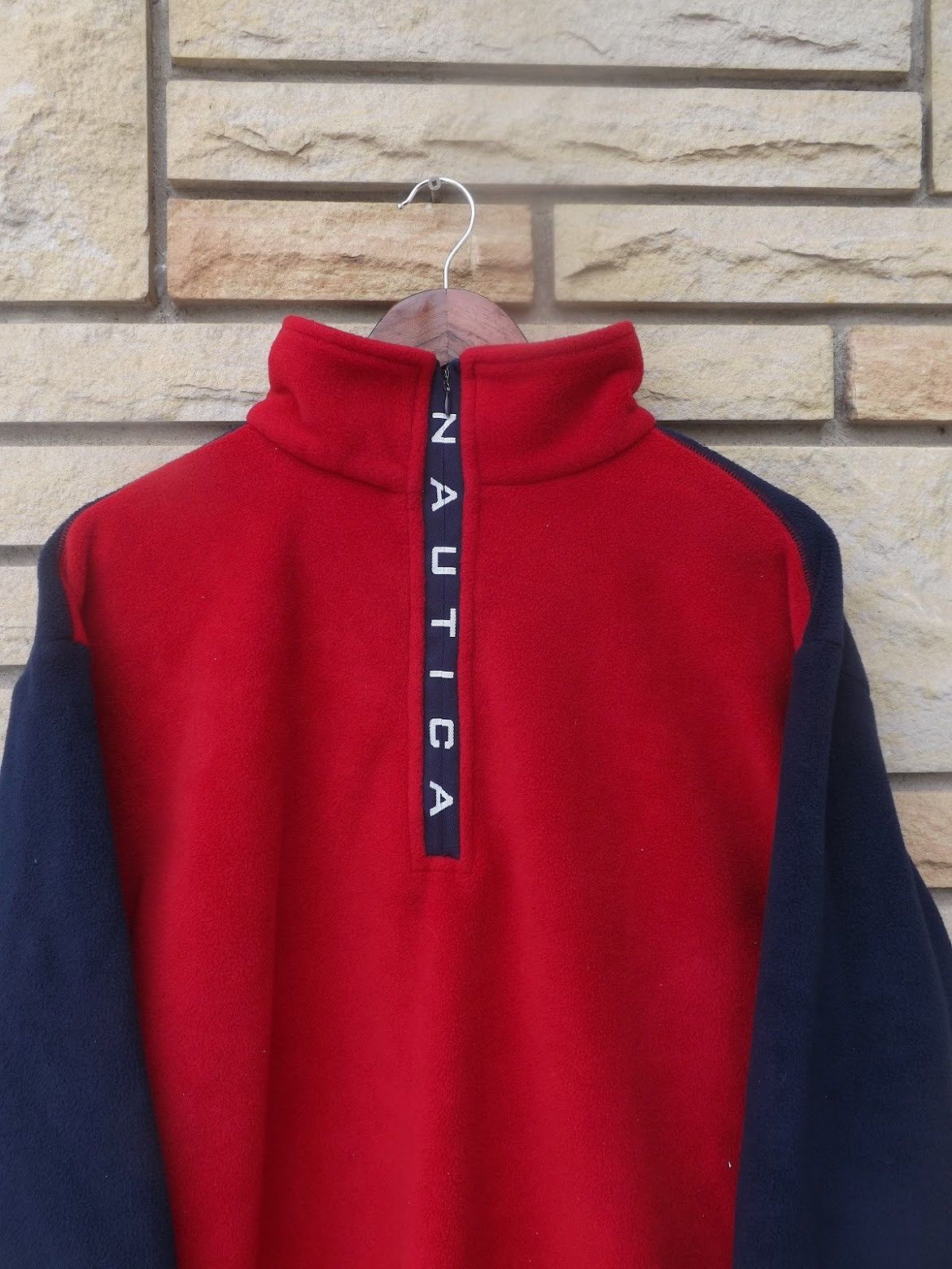 Nautica Vintage 90s Nautica USA Fleece Pullover Size US S / EU 44-46 / 1 - 3 Thumbnail