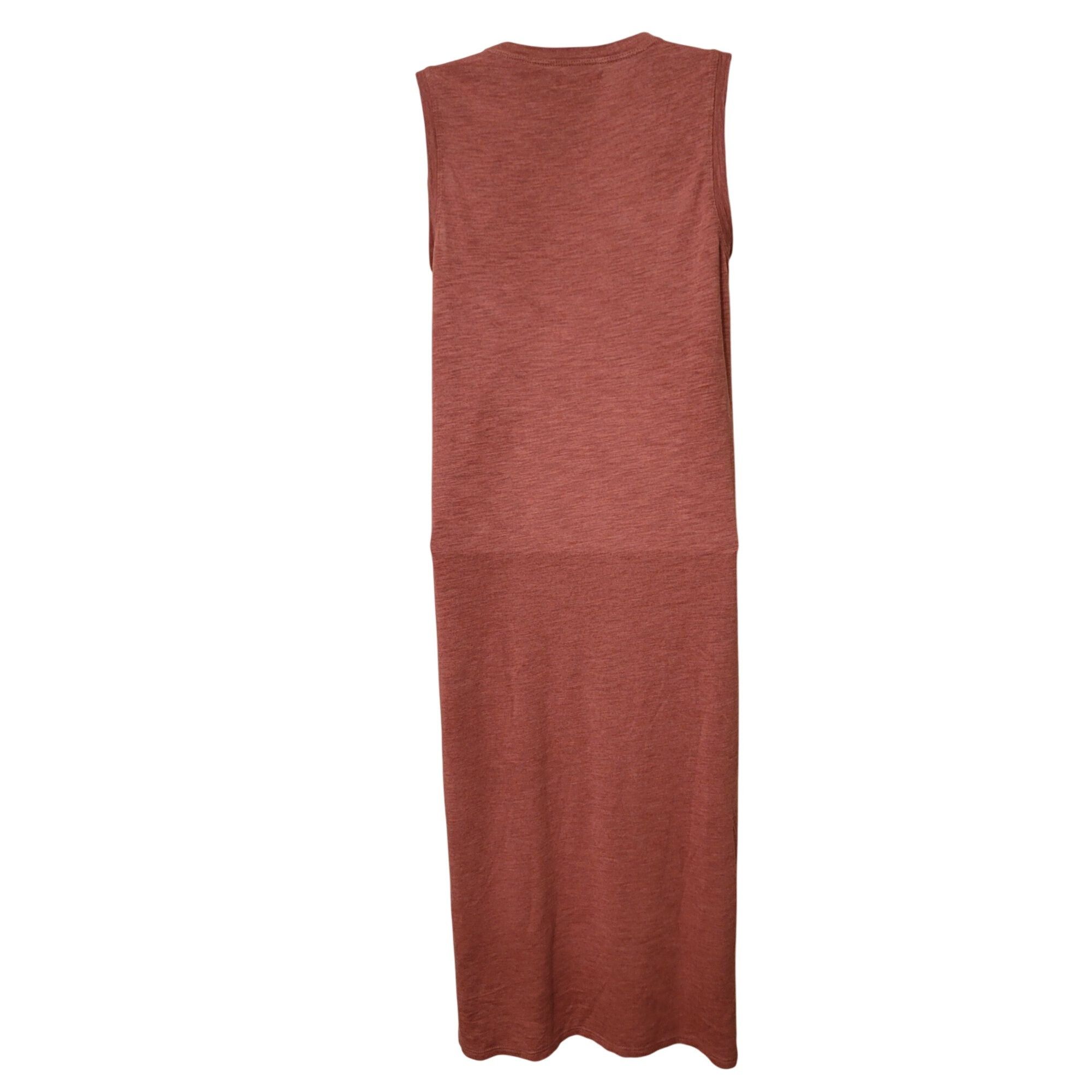 Madewell Madewell S T Shirt Dress Sleeveless Heather Pink Knit Hi Low Size S / US 4 / IT 40 - 5 Thumbnail